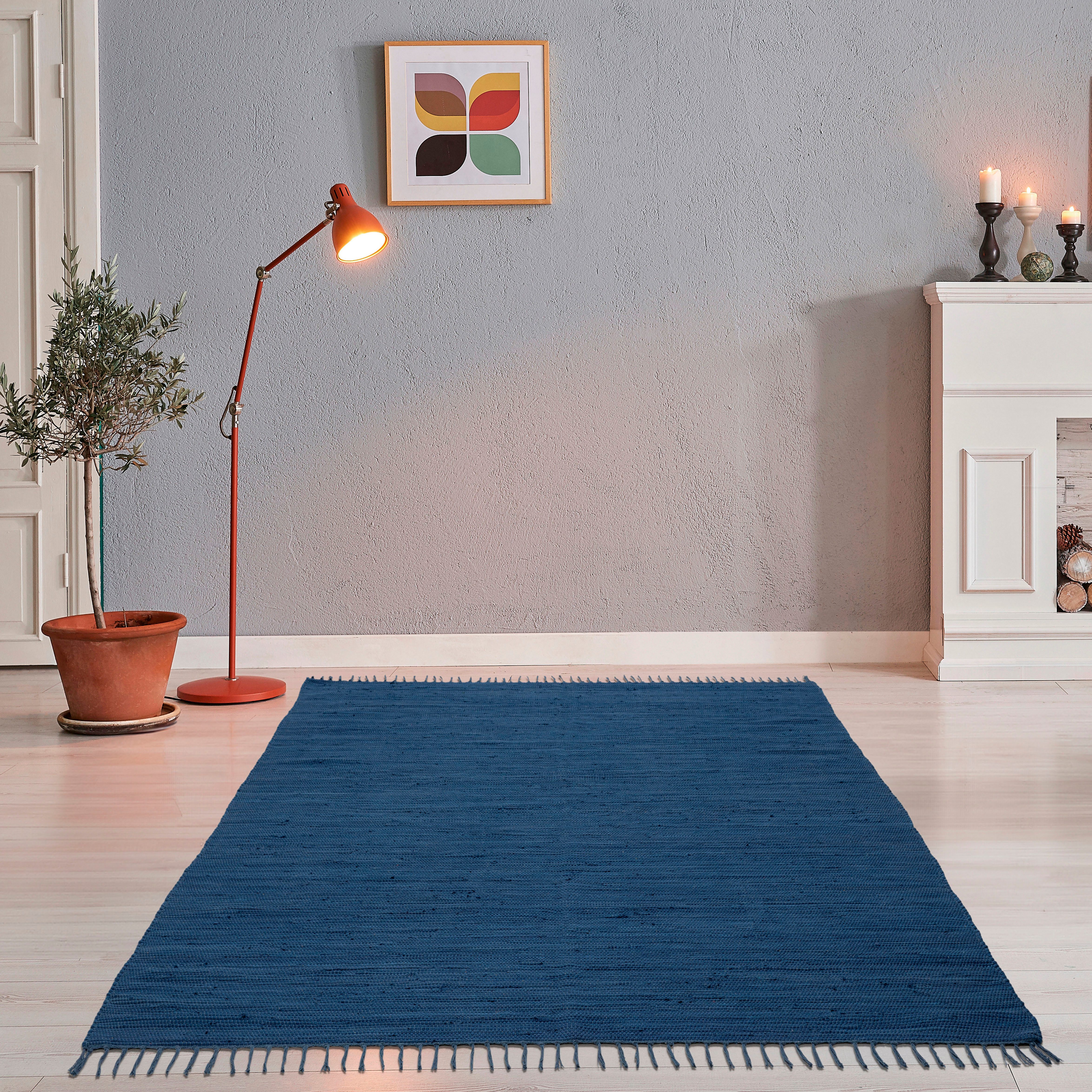 THEKO Teppich Happy Cotton Fleckerl, handgewebt, günstig online kaufen