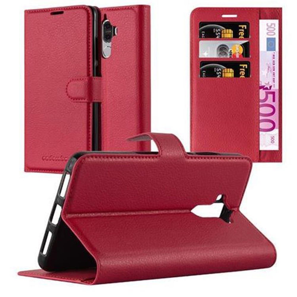 Cadorabo Handyhülle für Huawei MATE 9 Hülle Huawei MATE 9, Hülle Schutzhülle mit Standfunktion, Kartenfach und Magnetverschluss