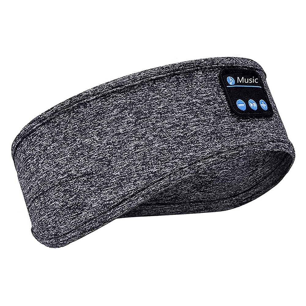 Sport Kopfband Kopfhörer für Yoga Schlafkopfhörer Bluetooth V5.0 Seitenschläfer Personalisierte Stirnband Bluetooth Kopfhörer Headset mit Ultradünnen HD Stereo Lautsprecher 
