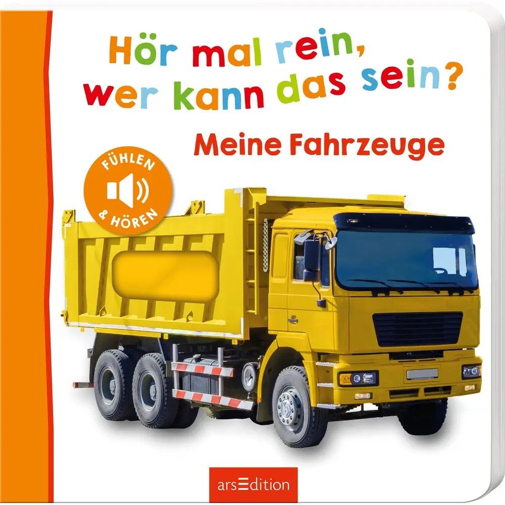 Vedes Zeichenalbum Hör mal rein, wer kann das sein? – Meine Fahrzeuge