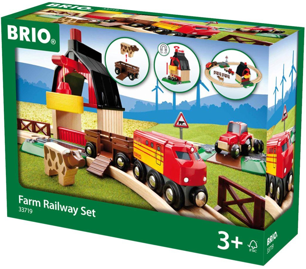 BRIO® Spielzeug-Eisenbahn BRIO® WORLD, Bauernhof Set, (Set), Made in Europe günstig online kaufen