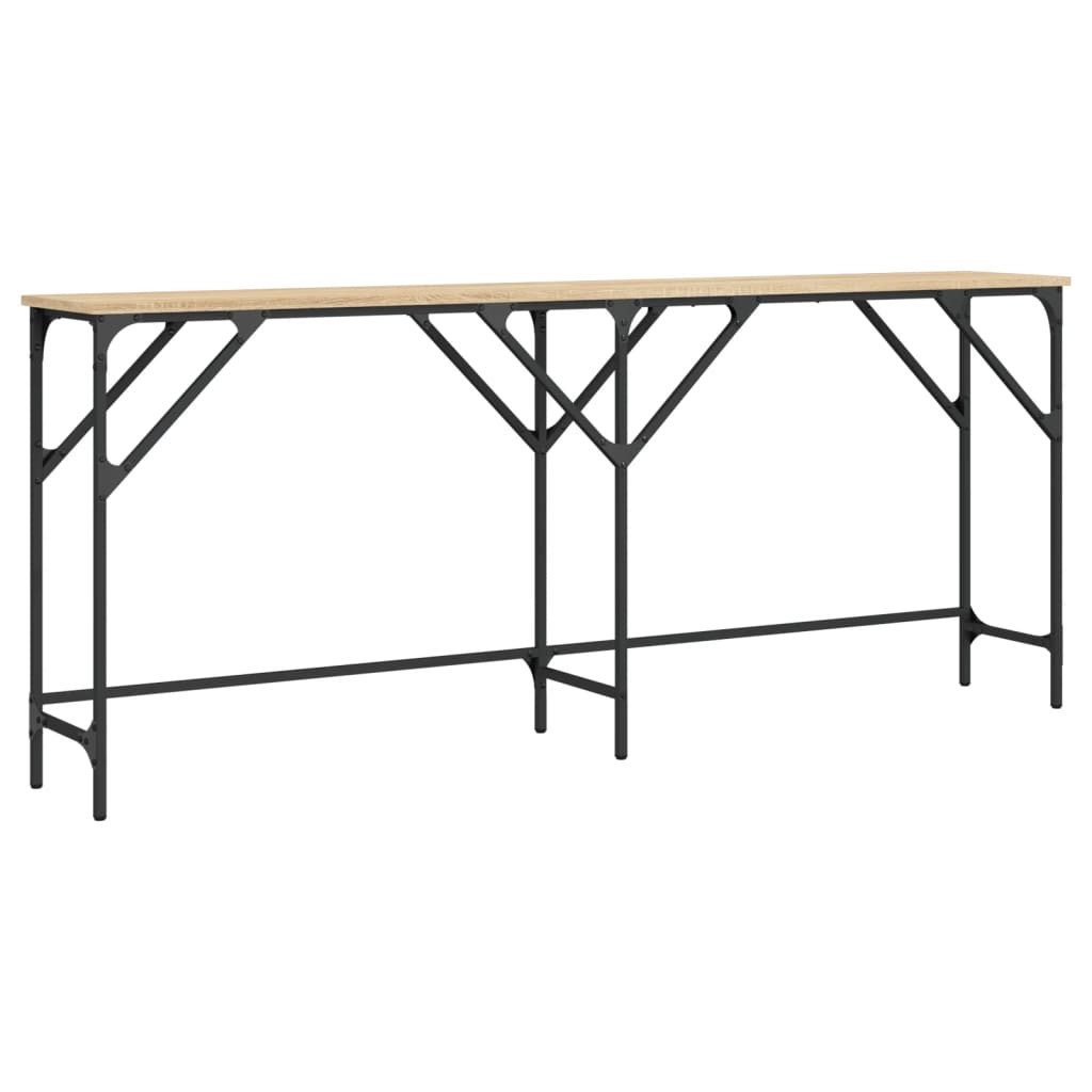 vidaXL Beistelltisch Konsolentisch Sonoma-Eiche 180x29x75 cm Holzwerkstoff (1-St)