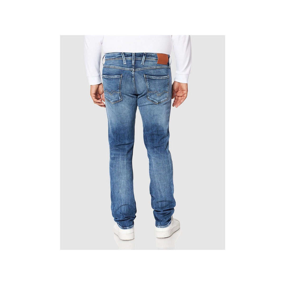 (1-tlg) mittel-blau Replay 5-Pocket-Jeans