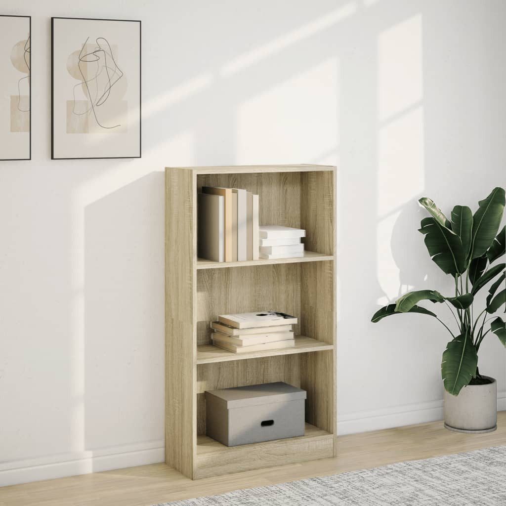 vidaXL Bücherregal Bücherregal Sonoma-Eiche 60x24x109 cm Holzwerkstoff, 1-t günstig online kaufen