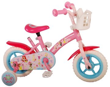 TPFSports Kinderfahrrad Disney Princess 10 Zoll, 1 Gang, (Mädchen Fahrrad - Rutschfeste Sicherheitsgriffe), Kinder Fahrrad 10 Zoll mit Stützräder Laufrad Mädchen Kinderrad