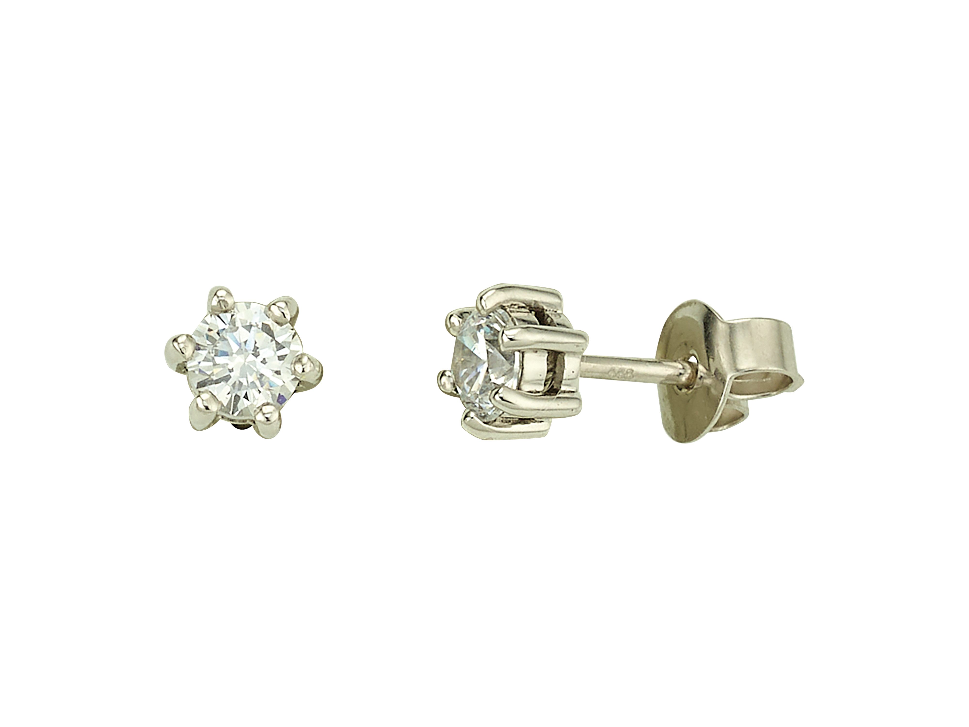 Paar Ohrstecker Schmuck Geschenk Gold 333 Ohrschmuck Ohrringe Solitär