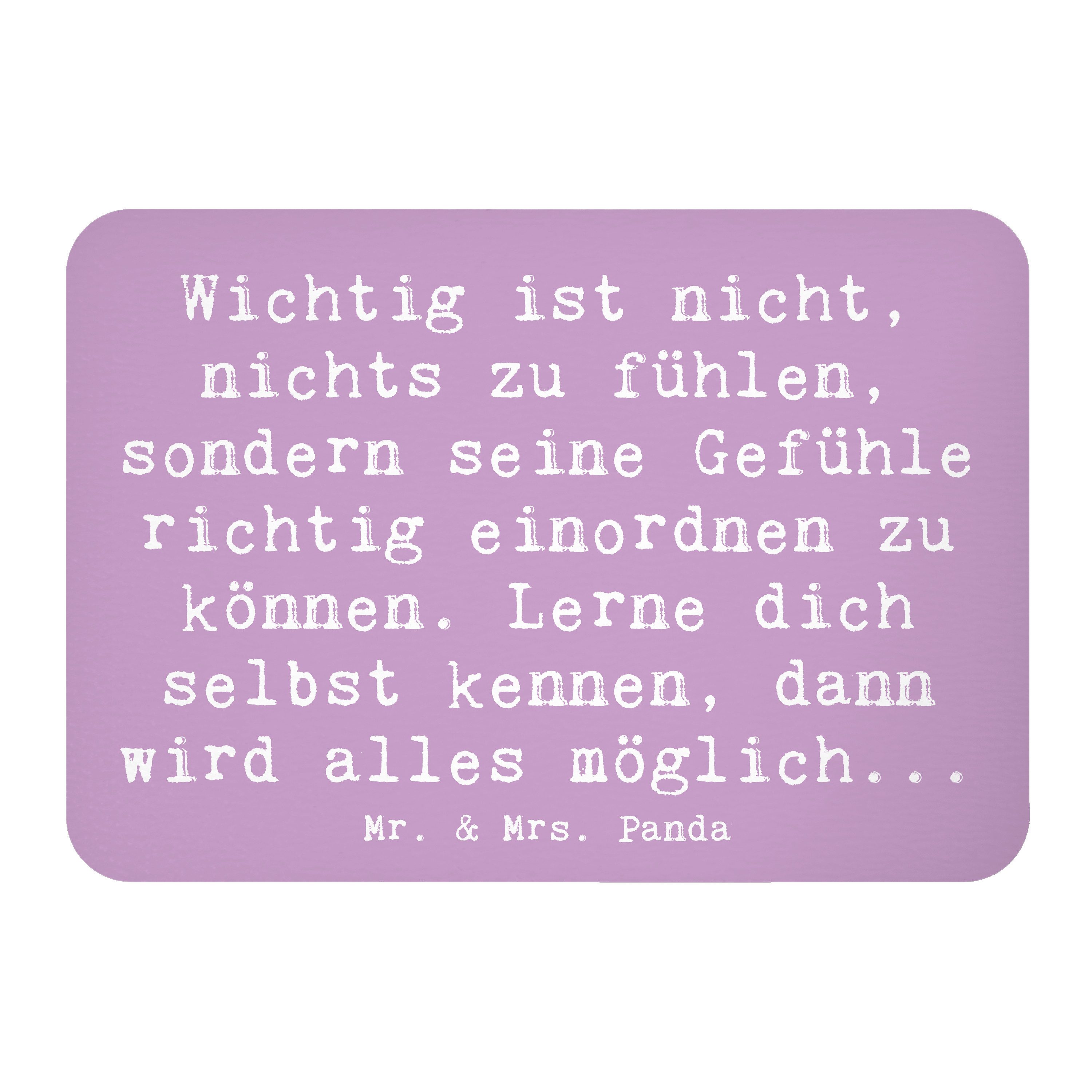 Magnet Spruch Emotionen ausdrücken Weisheit - Lavendeltraum - Geschenk, Selb