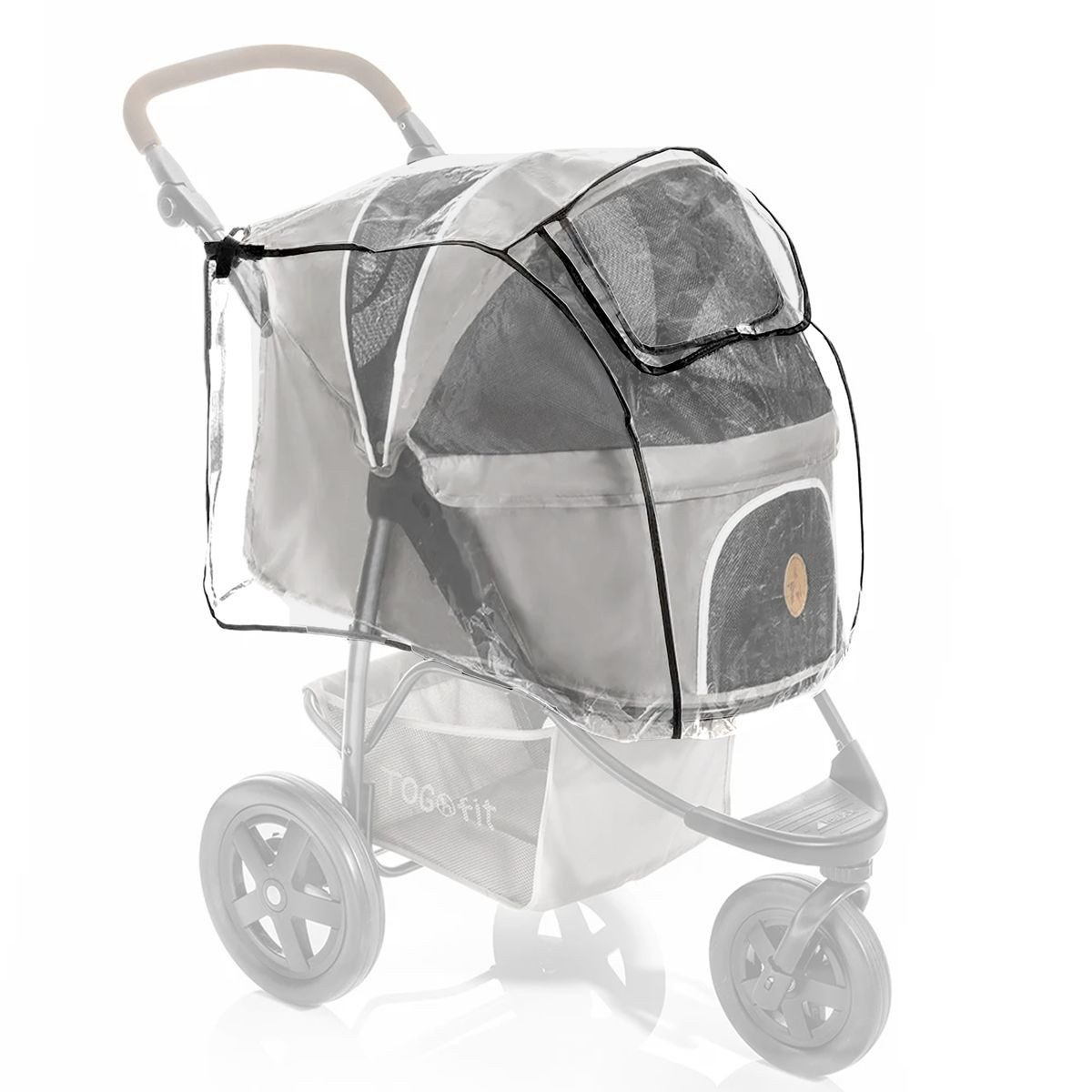 Zamboo Kinderwagen-Regenschutzhülle TOGfit, Universal Regenschutz für Hundebuggy Regenverdeck Hundewagen
