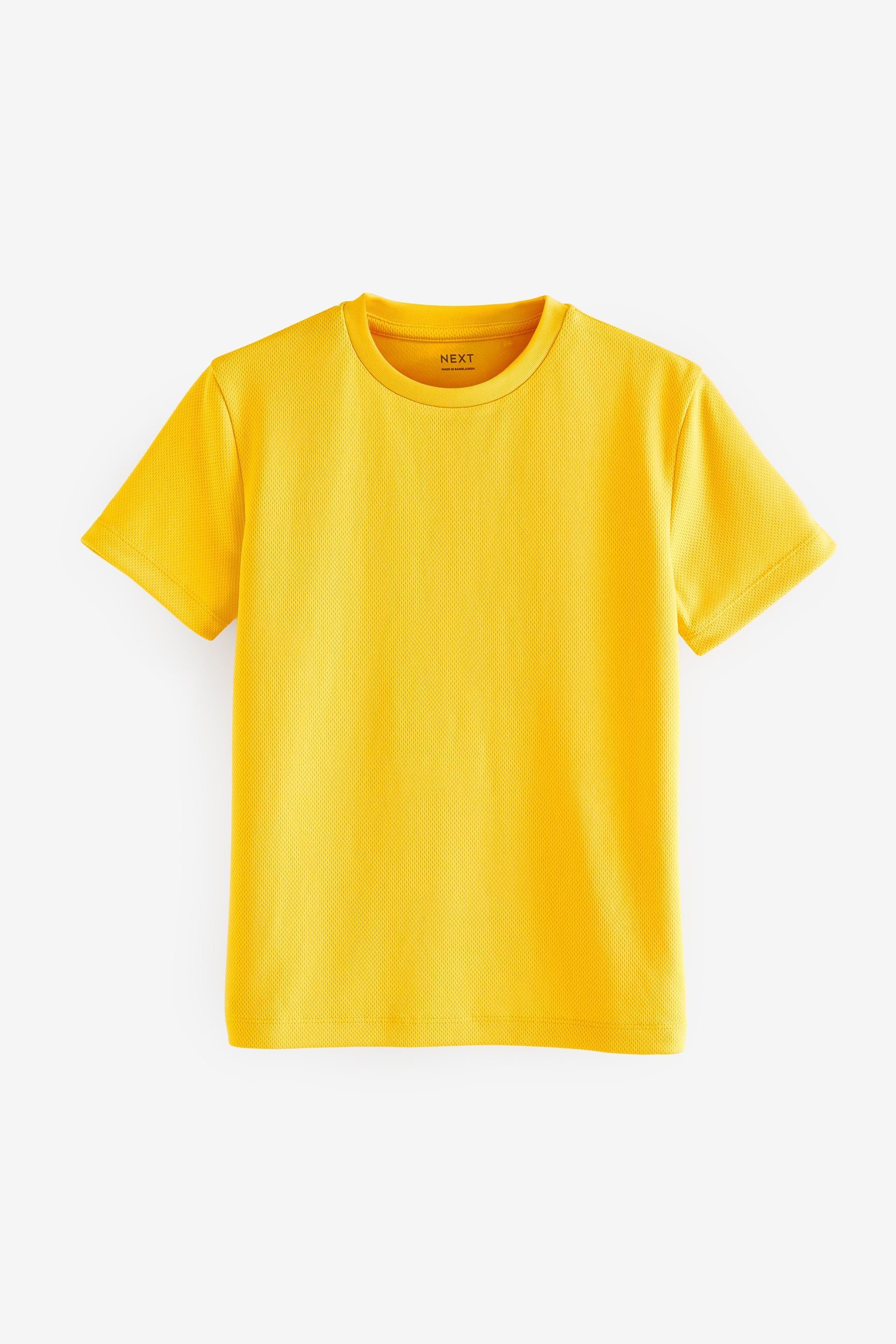 Next T-Shirt Sport-T-Shirt (1-tlg) Yellow