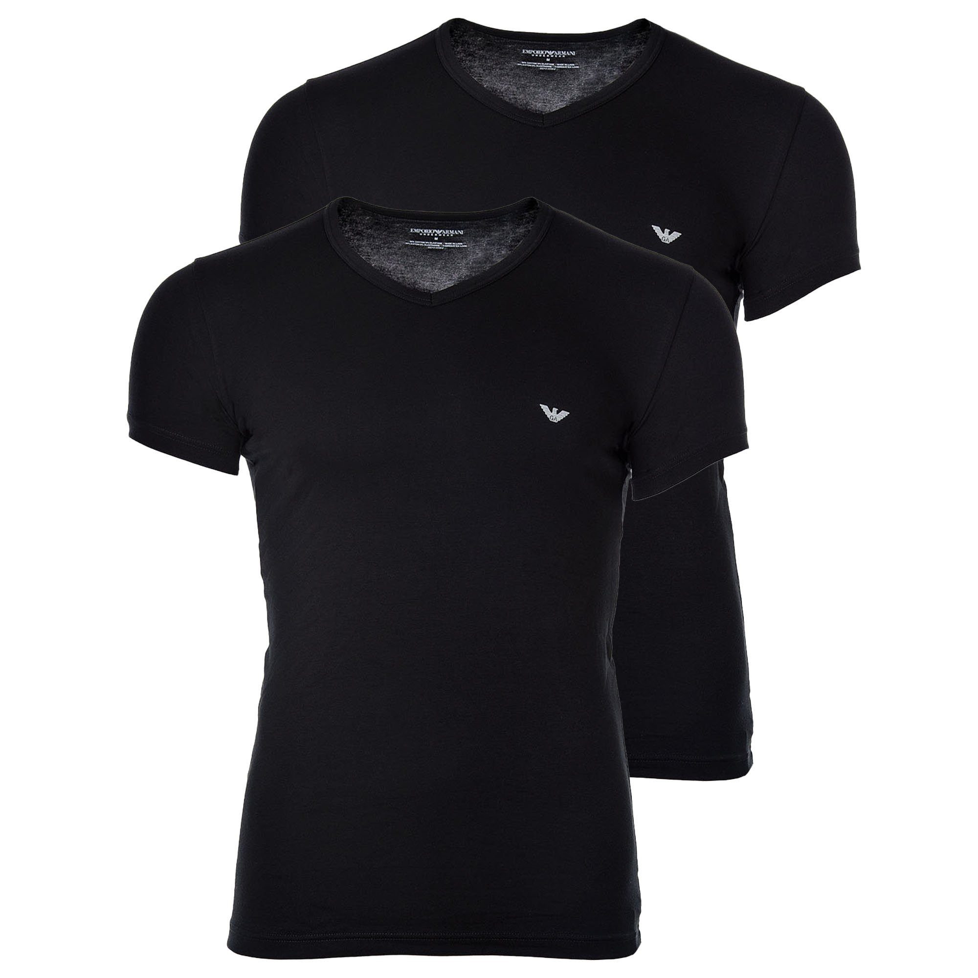 T-Shirt Herren T-Shirt 2er Pack Baumwolle
