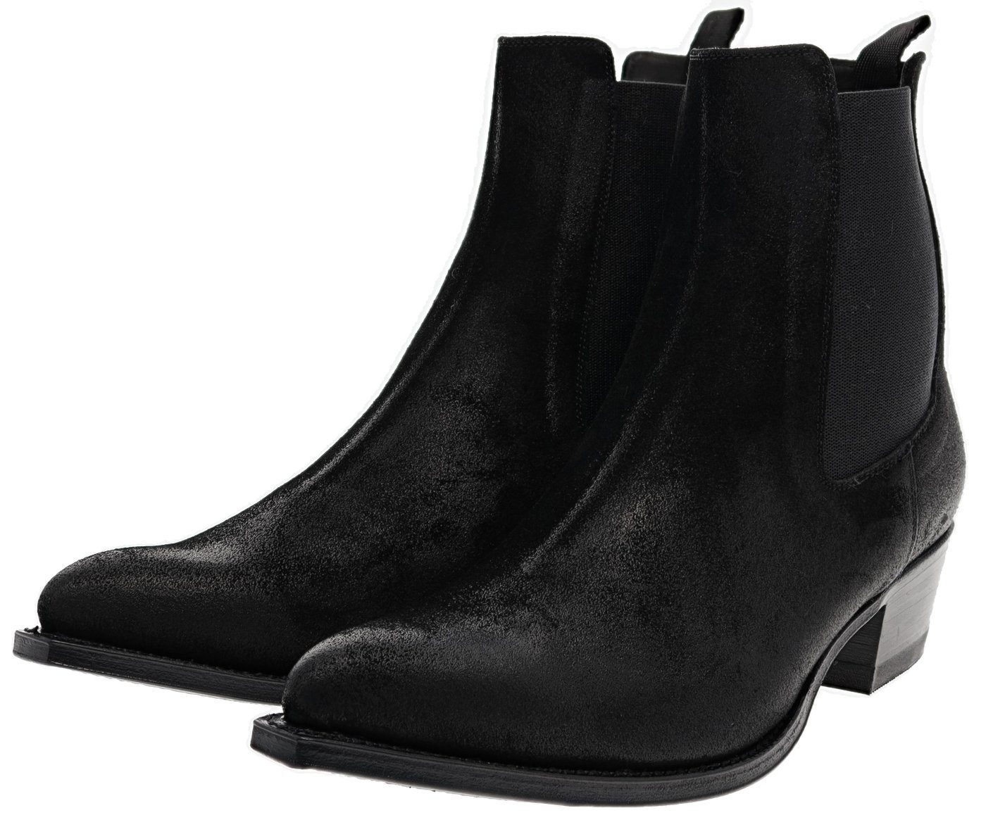 Sendra Boots 15688 KANSAS RIDING Schwarz Westernstiefelette Rahmengenäht Westerstiefelette
