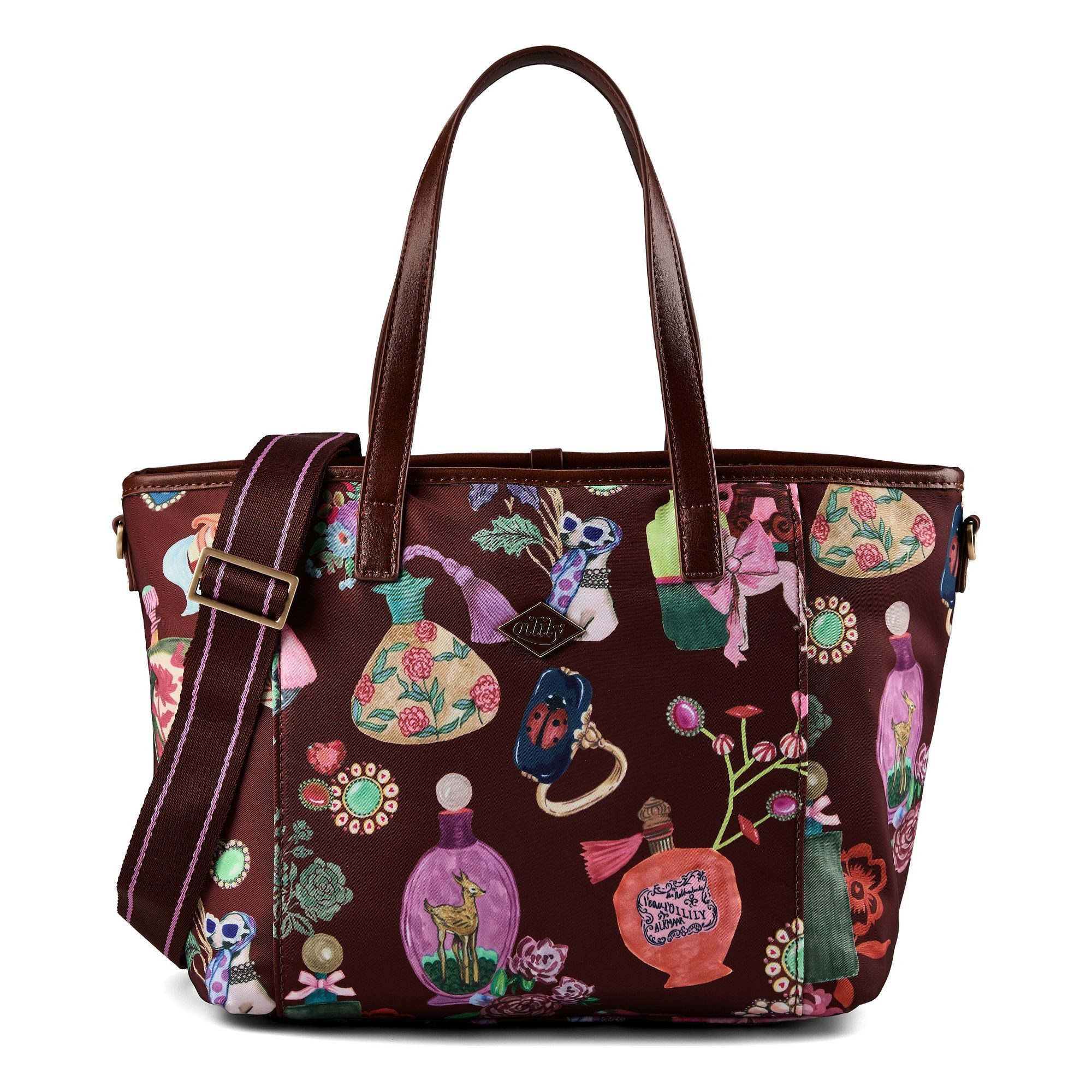 Oilily Schultertasche Deja Futur, Polyester