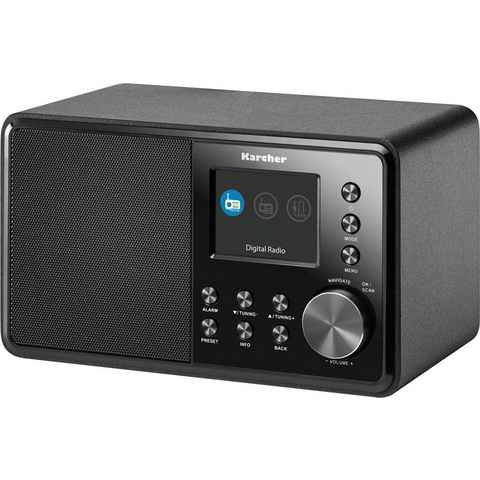 Karcher DAB 3000 Digitalradio (DAB) (Digitalradio (DAB), FM-Tuner mit RDS, UKW mit RDS, 3 W, FM-Tuner mit RDS, UKW mit RDS, 3 W, Radio mit Farbdisplay, AUX-Eingang)