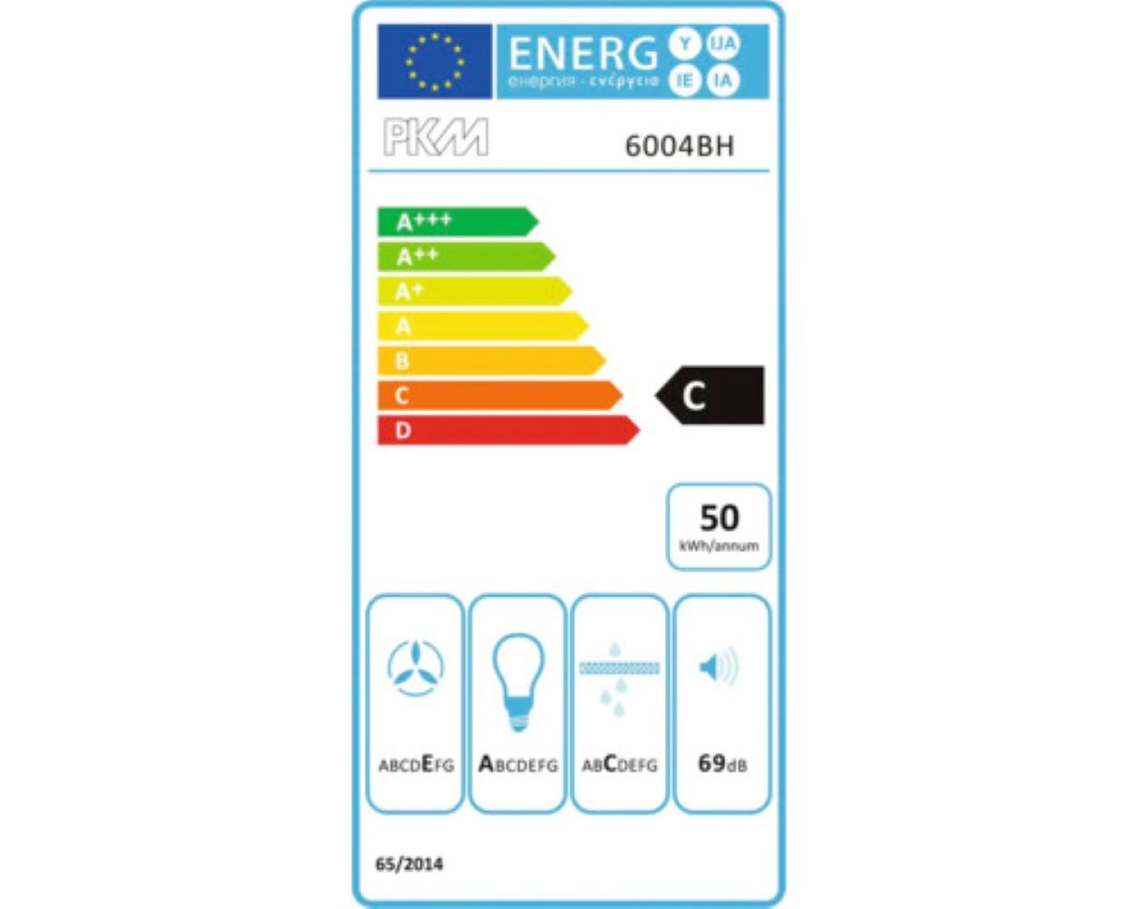 Energieeffizienzklasse: 