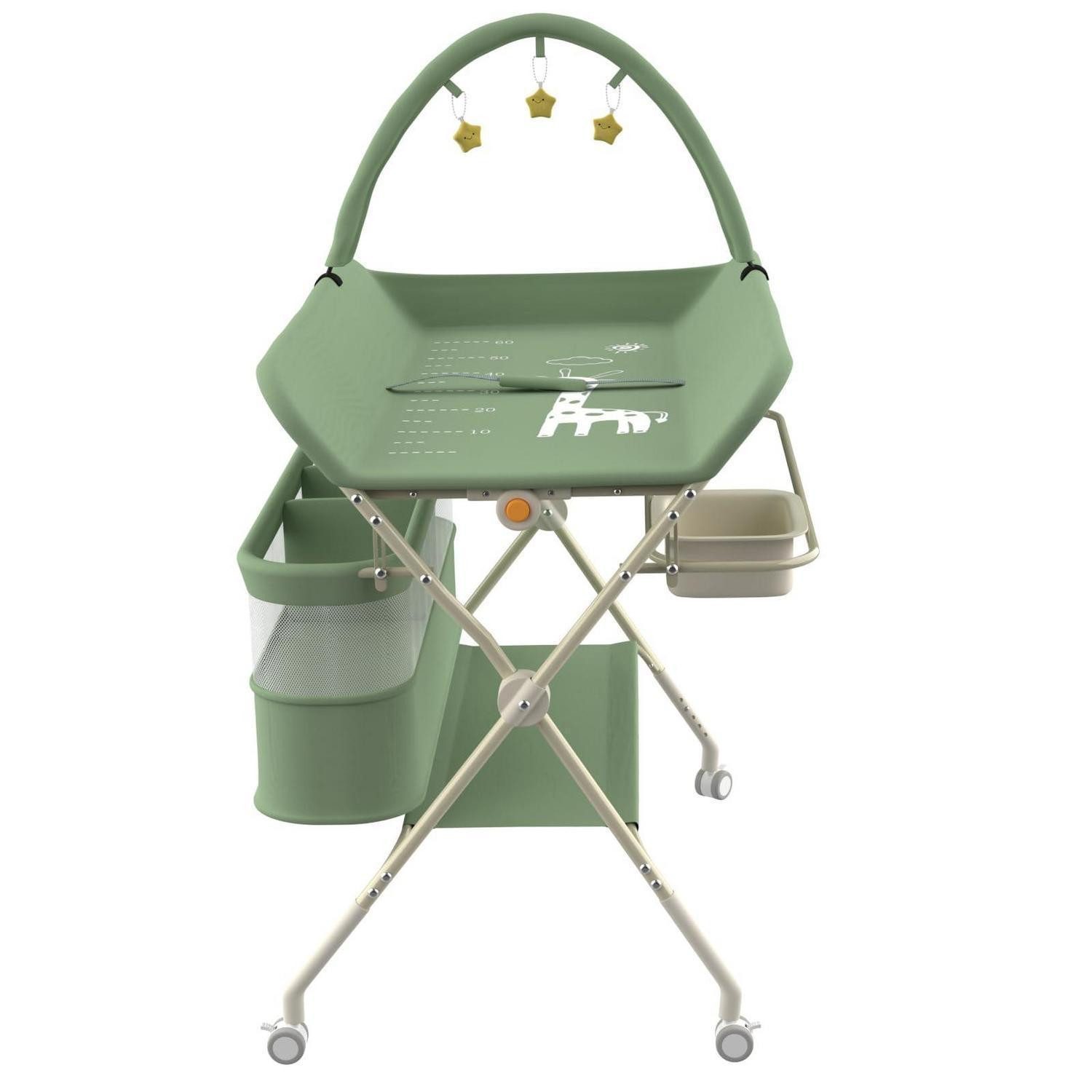 LuxusKollektion Wickelkommode Klappbarer Wickeltisch mit Ablage