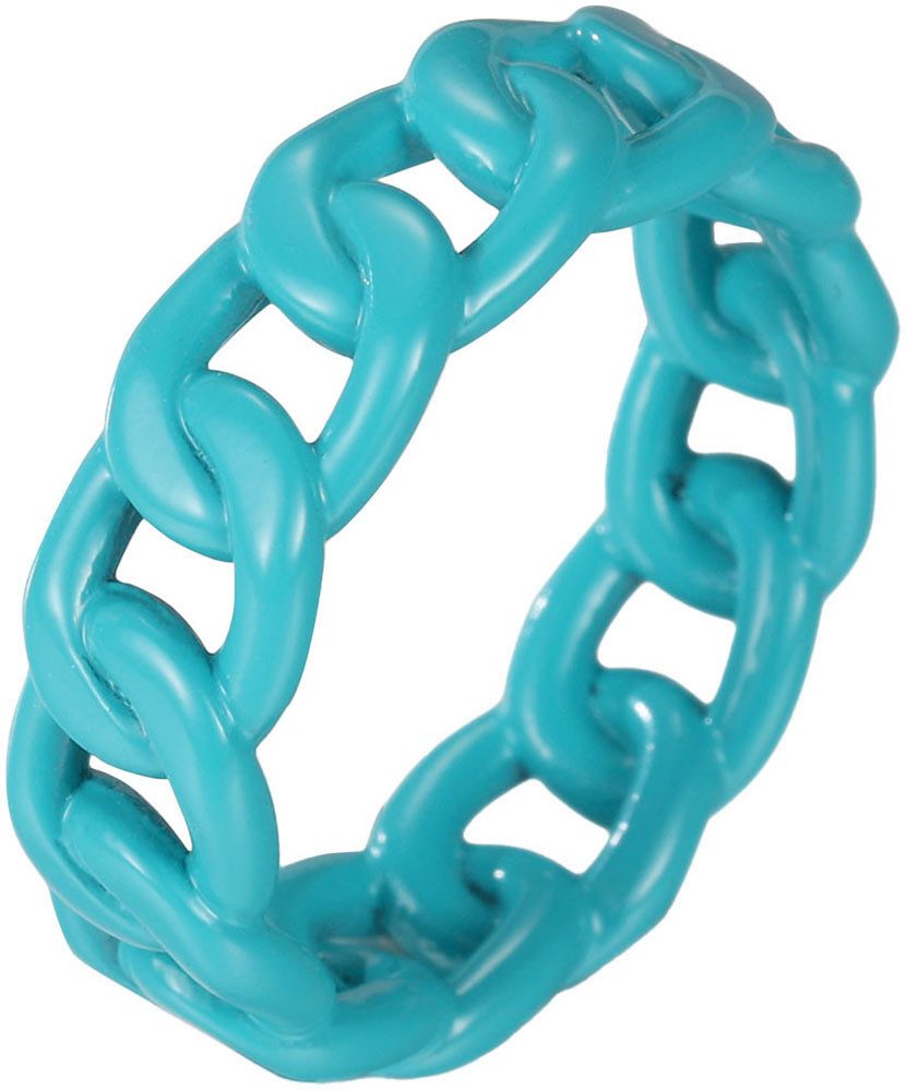 Firetti Fingerring Schmuck Geschenk Edelstahl Ring Damenring Herrenring Panzerkette Color