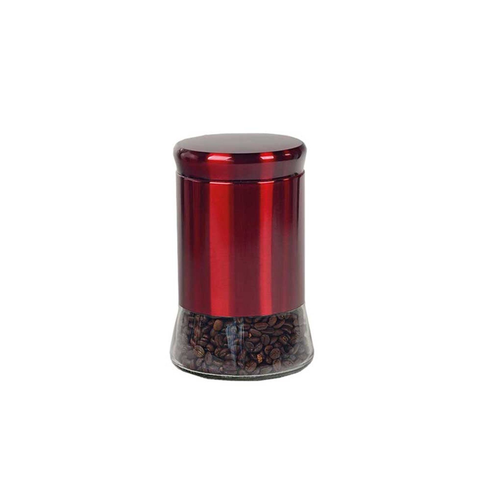 Neuetischkultur Vorratsglas Vorratsglas 1 Liter mit Schraubverschluss, Glas, (Stück, 1-tlg), Vorratsdose für Trockenlebensmittel Rot | Vorratsgläser