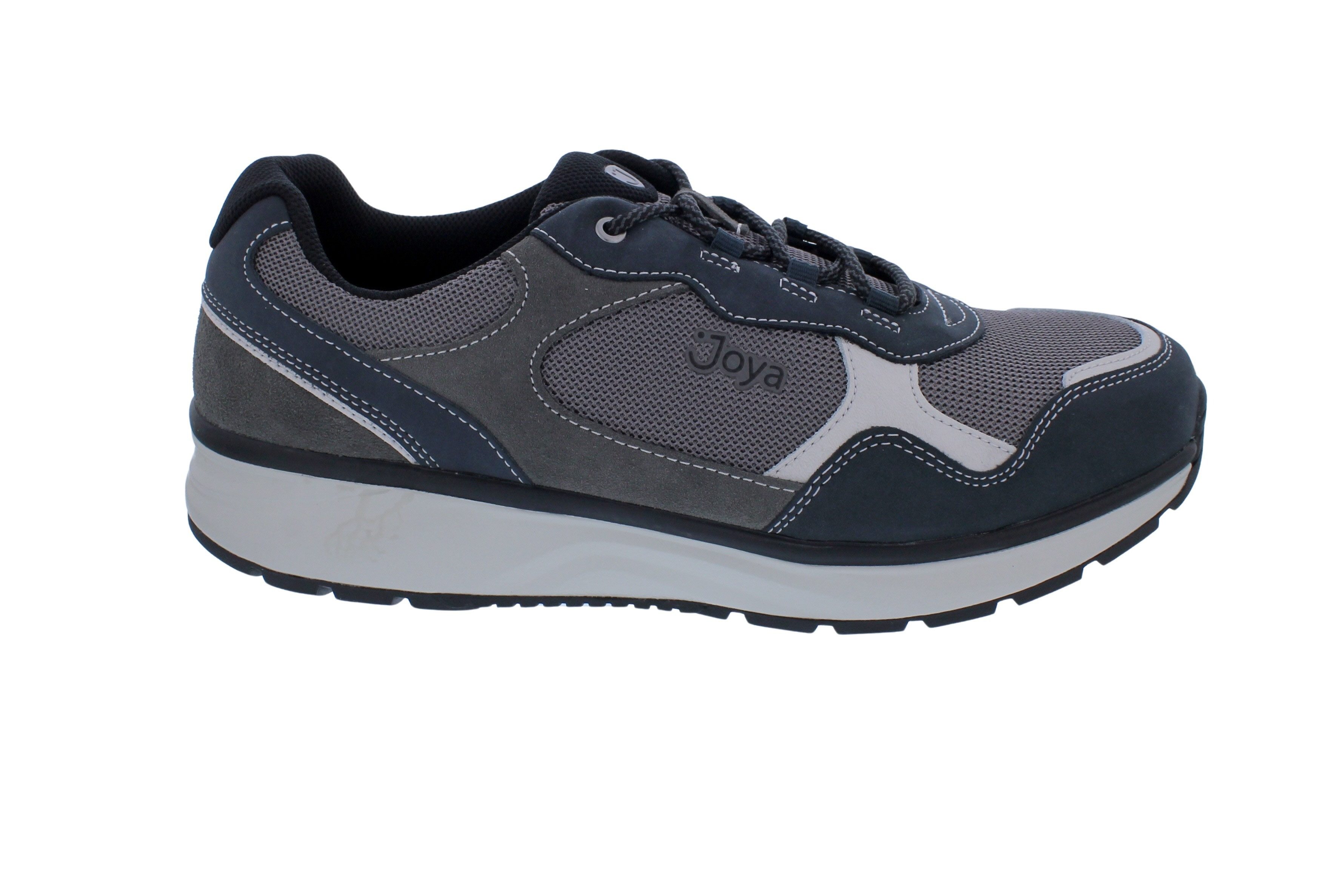 Joya Joya Tony III Blue-Grey Sneaker, Nubuk-/ Veloursleder und Textil, Act Schnürschuh