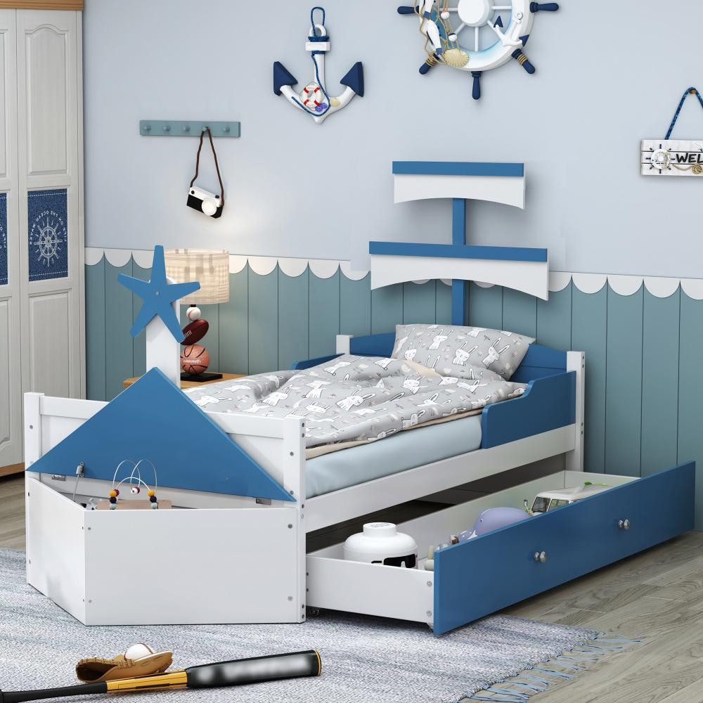 Yemaster Kinderbett Kinderbett aus Holz in günstig online kaufen