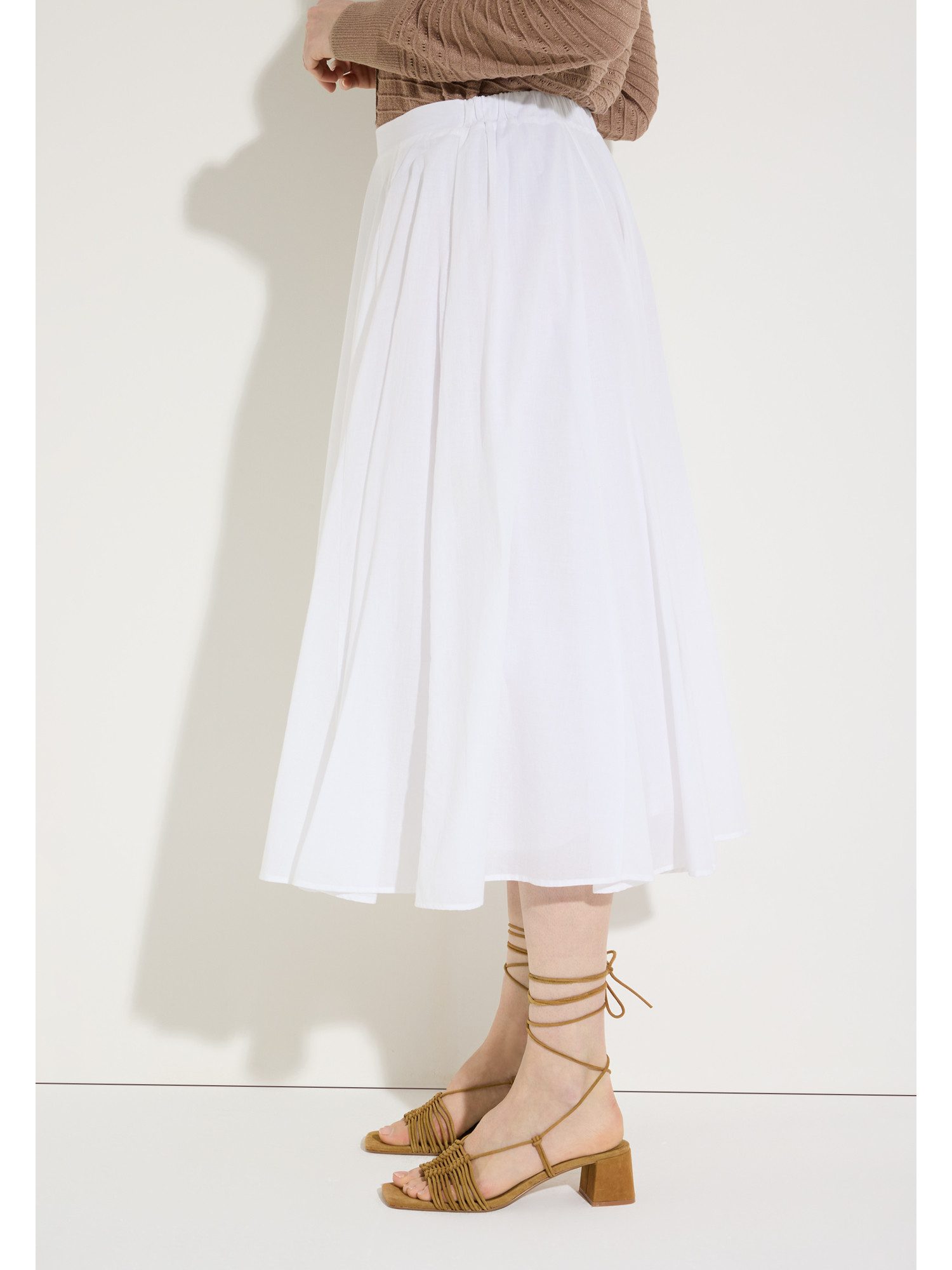 MORE&MORE A-Linien-Rock maxilanger, weiter Schlupfrock