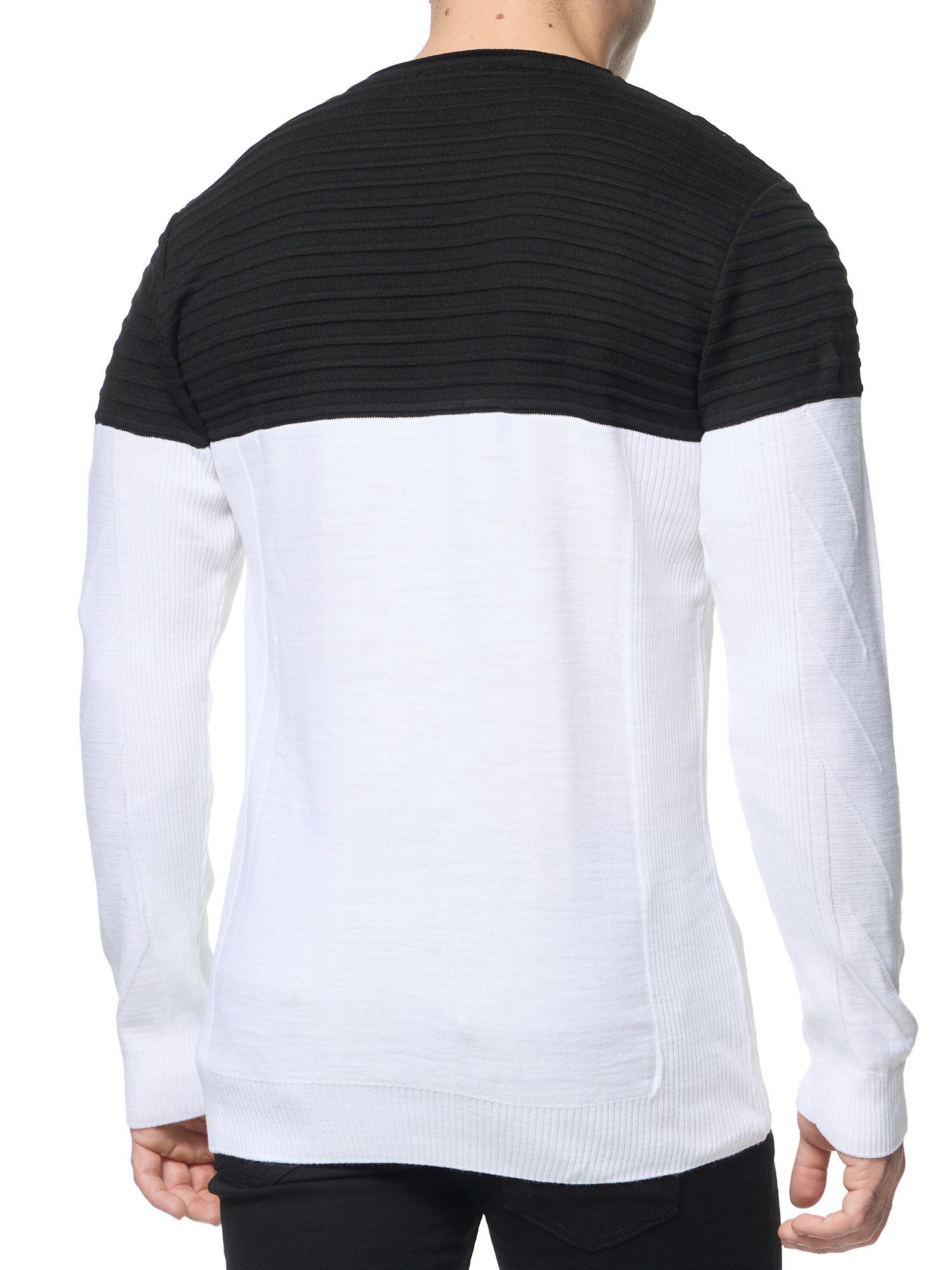 Banco Rundhalspullover Rundhals Basic Pullover Ganzjahrpullover Winter Herb günstig online kaufen