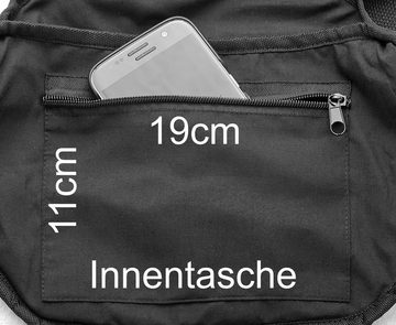 By Bers Bauchtasche Leon By Bers Canvas Bauchtasche Gürteltasche (Hüfttasche 100% Baumwolle Fanny Pack Hip Bag Umhängetasche Bumbag)