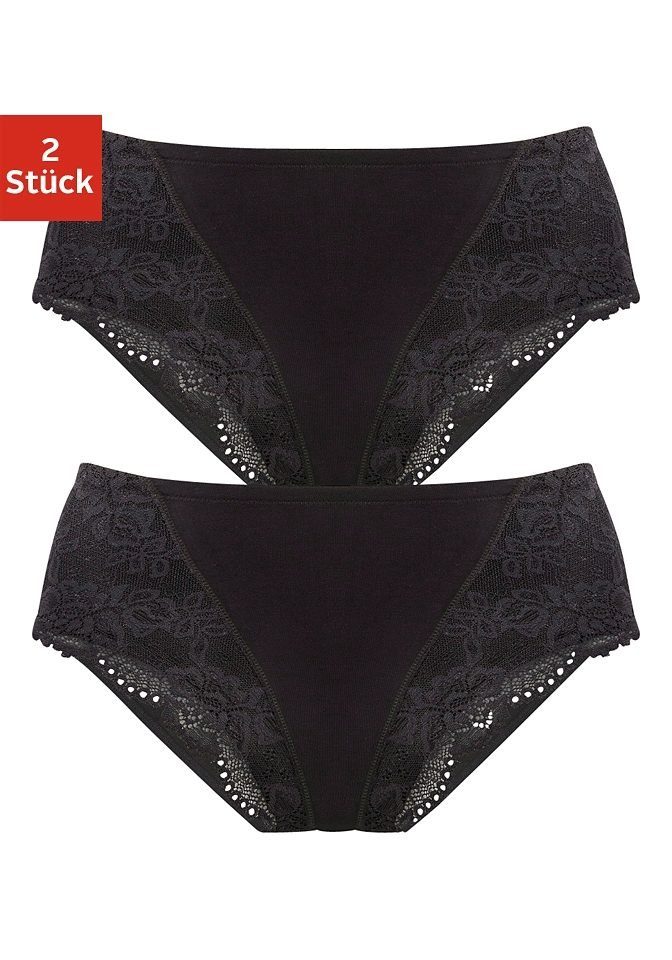 petite fleur Formslip (Packung, 2-St) Bodyforming Slip aus elastischer Baumwolle schwarz