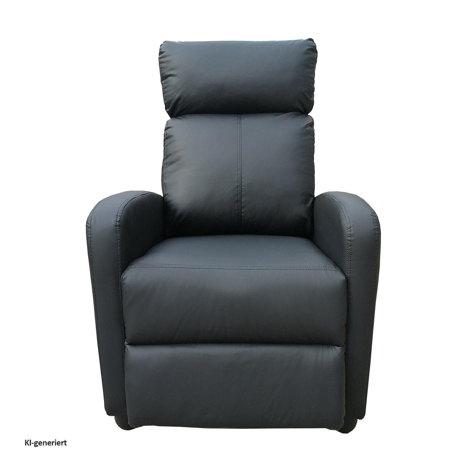 HTI-Living Relaxsessel Relaxsessel Corrado Kunstleder Schwarz (Stück, 1-St., 1 Relaxsessel), Fernsehsessel