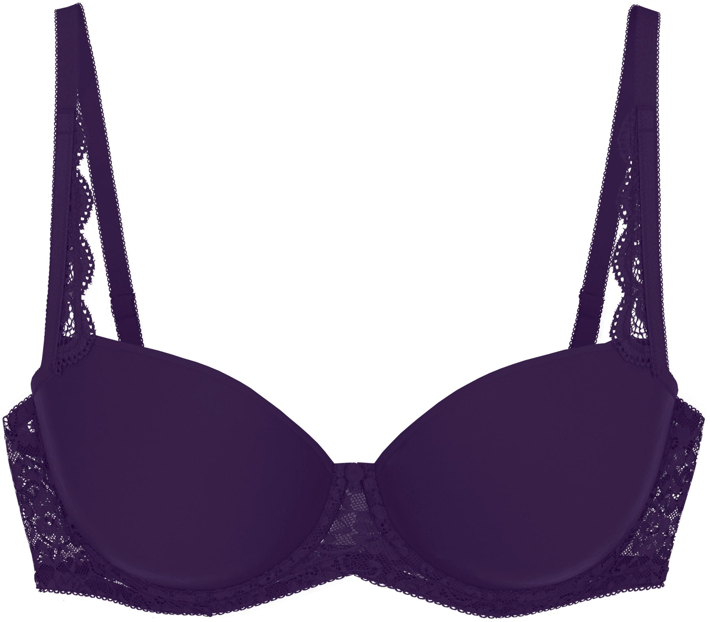 Triumph T-Shirt-BH Amourette Stretch-Spitze, glatte Cups, atmungsaktiv, leicht, feminin