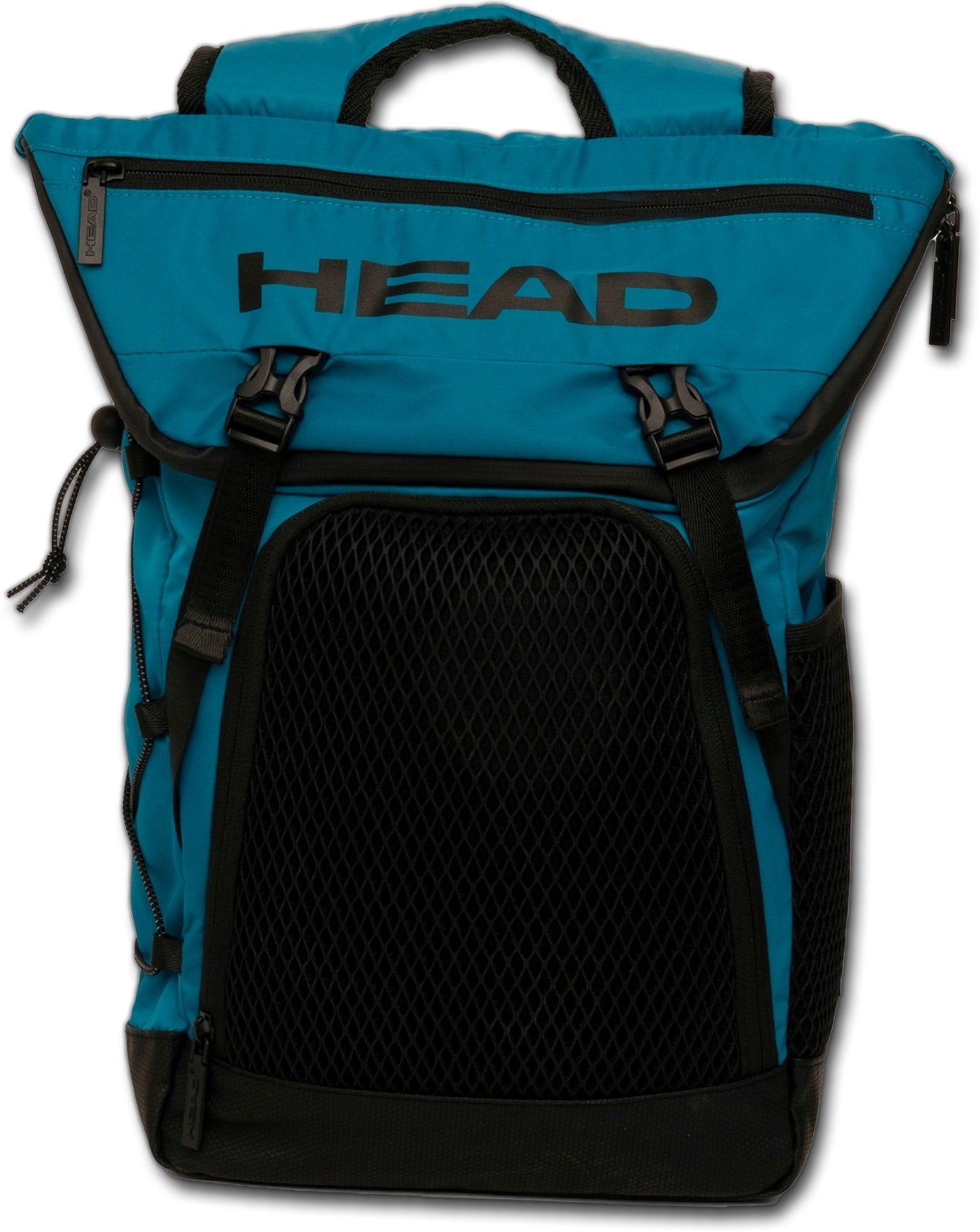 Head Sportrucksack Head Sport-Rucksack Freizeit 24x44x14 (Sportrucksack, Sportrucksack), Damen, Herren Sportrucksack Nylon, Mesh, türkis, Größe ca. 44cm