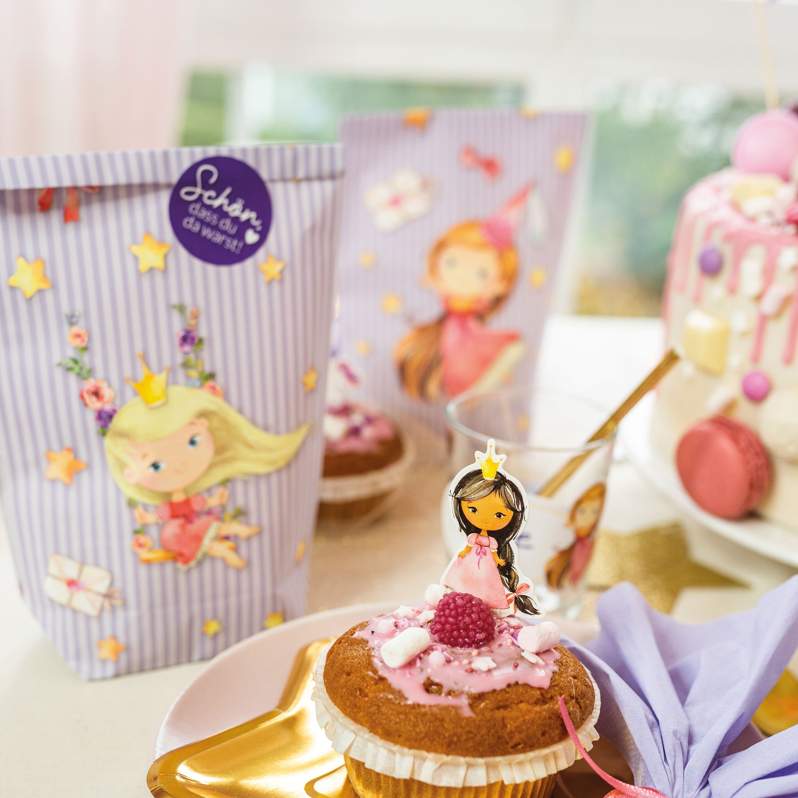 PAPIERDRACHEN Geschenkbox 12 Geschenktüten zum Geburtstag - mit Aufkleber zum Verschließen, in verschiedenen Motiven erhältlich – Bild 5 von 5