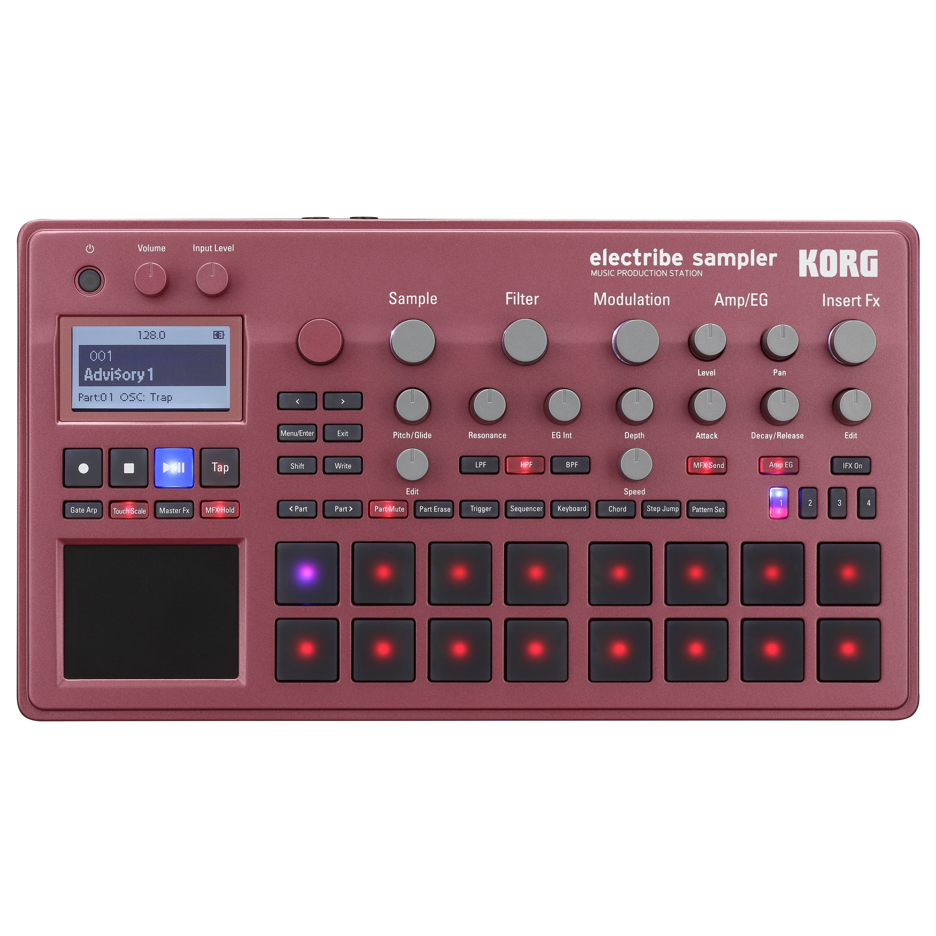 Korg Synthesizer (Groove-Tools, Grooveboxen), Electribe Sampler Red - Groove Tool