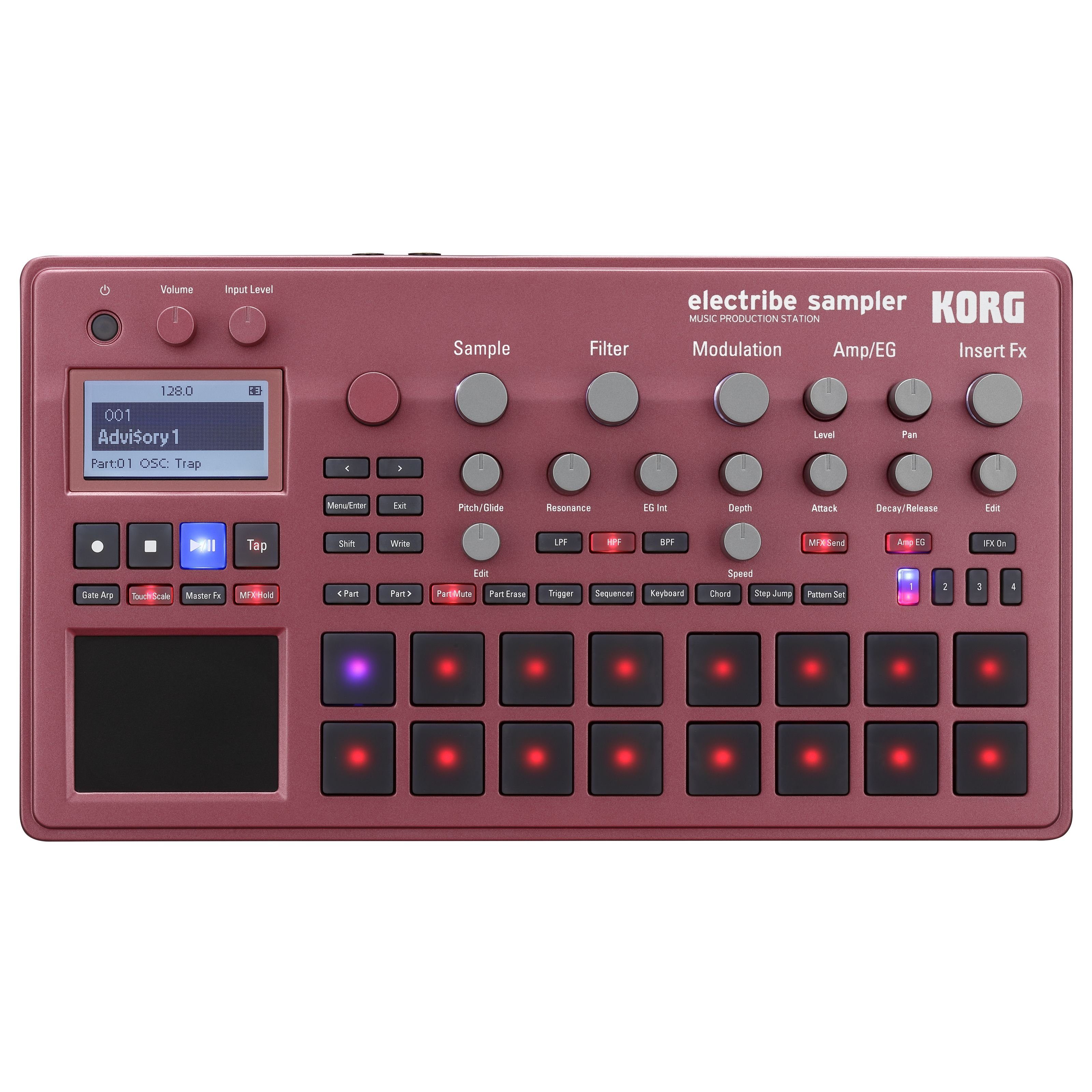 Korg Synthesizer (Groove-Tools, Grooveboxen), Electribe Sampler Red - Drum Machine