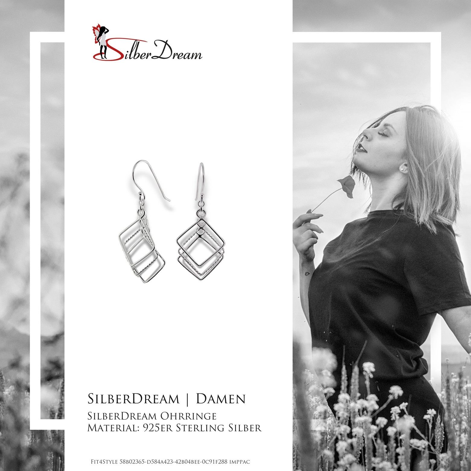 SilberDream Paar Ohrhänger SilberDream Ohrringe Damen-Schmuck Silber (Ohrhä günstig online kaufen