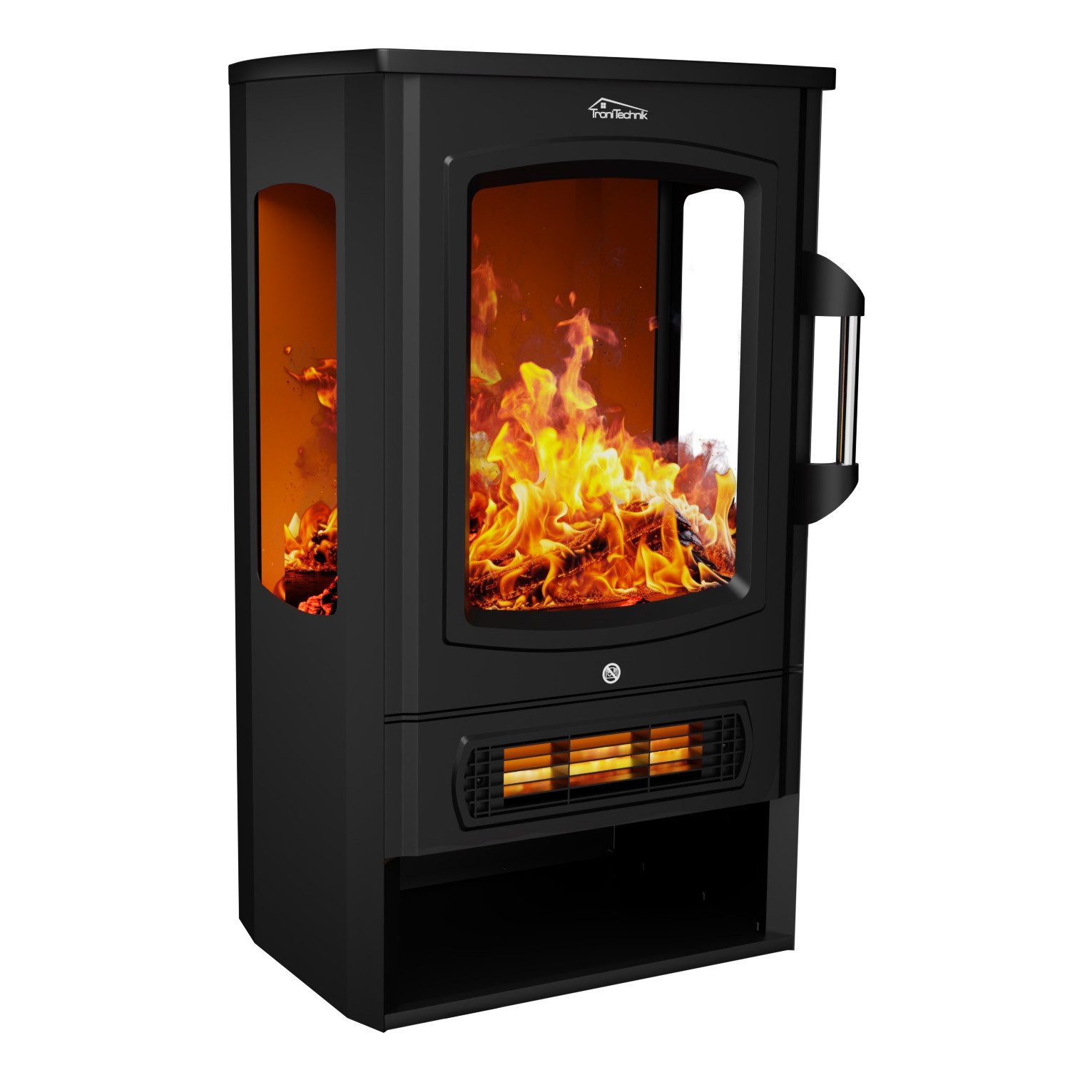 TroniTechnik Elektrokamin Elektrokamin Kaminfeuer, LED Flammeneffekt elektr günstig online kaufen
