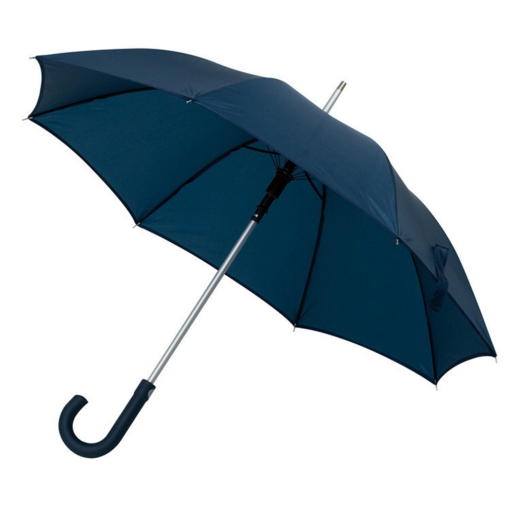 Stockregenschirm Automatik-Regenschirm / mit Alugestänge / Farbe: dunkelblau