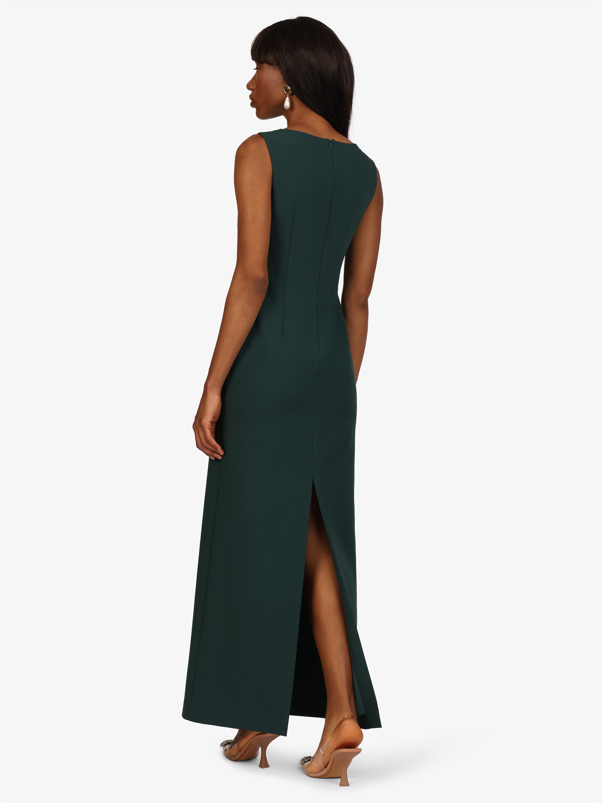 Kraimod Abendkleid mit Rückenschlitz und Rundhals