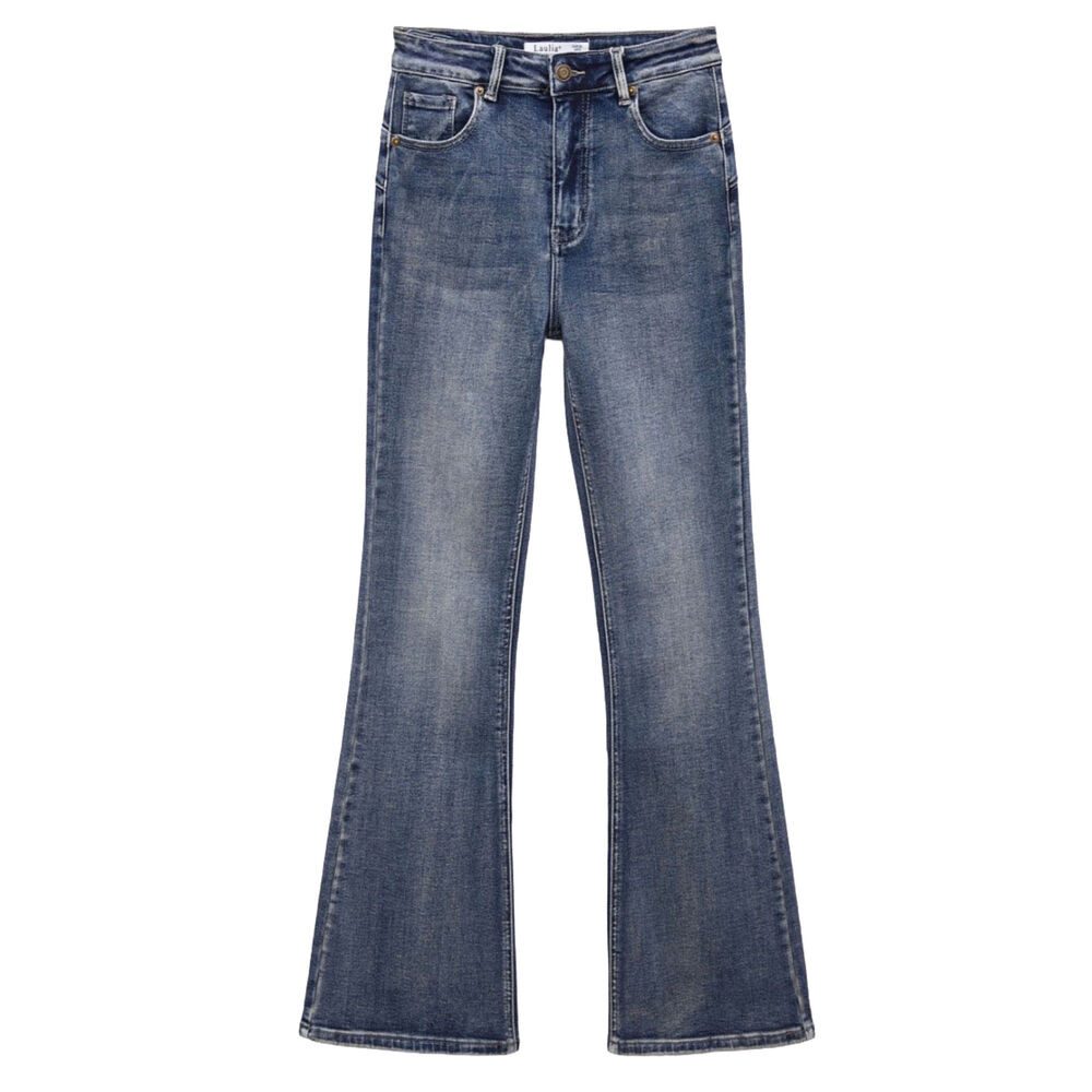 Ital-Design Bootcut-Jeans Flared Jeans aus hochwertigem Denim für Damen (90 günstig online kaufen