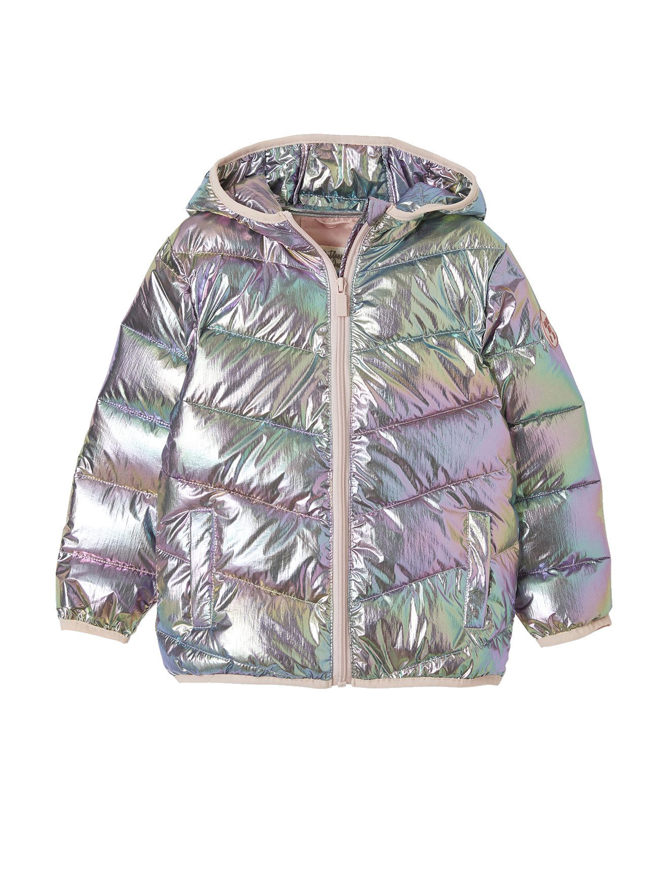 vertbaudet Steppjacke Mädchen Light-Steppjacke mit Glanzeffekt