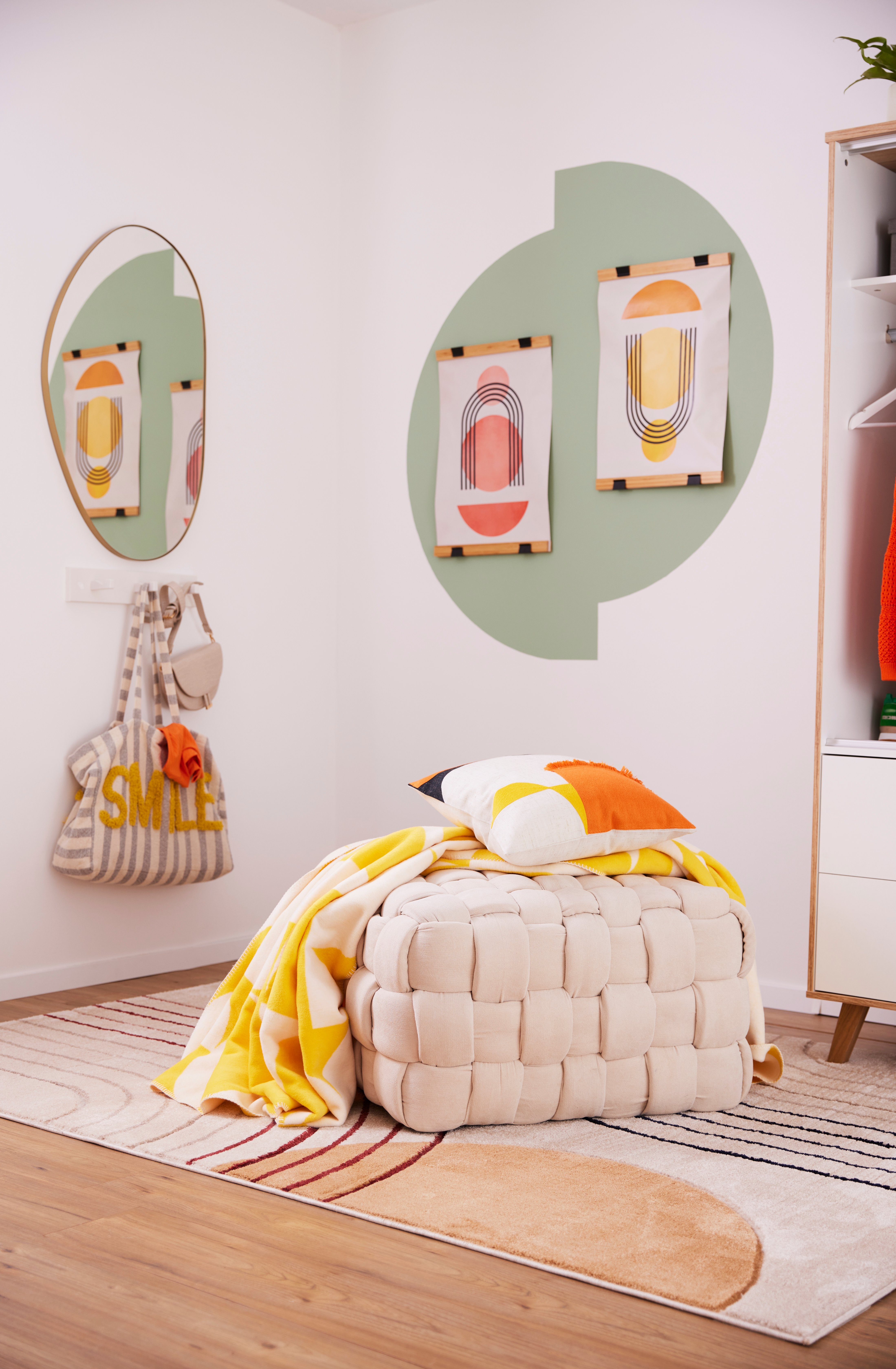 Carpet City Teppich BONITO 7170, rechteckig, Höhe: 11 mm, Läufer, Flachflor, Hochtief-Muster/ 3D-Effekt, Geo-Muster, Wohnzimmer