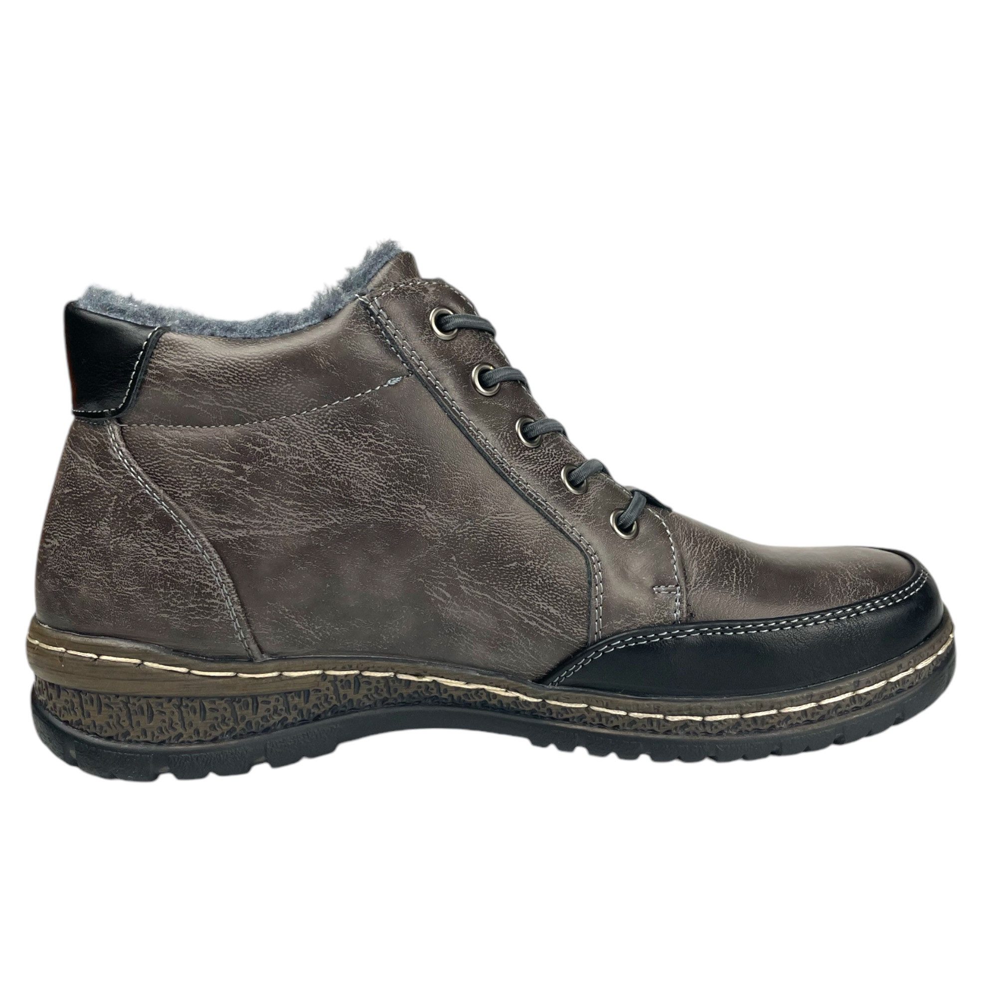 Taschen4life Damen Stiefelette 8708 Stiefelette Winterstiefel gefüttert