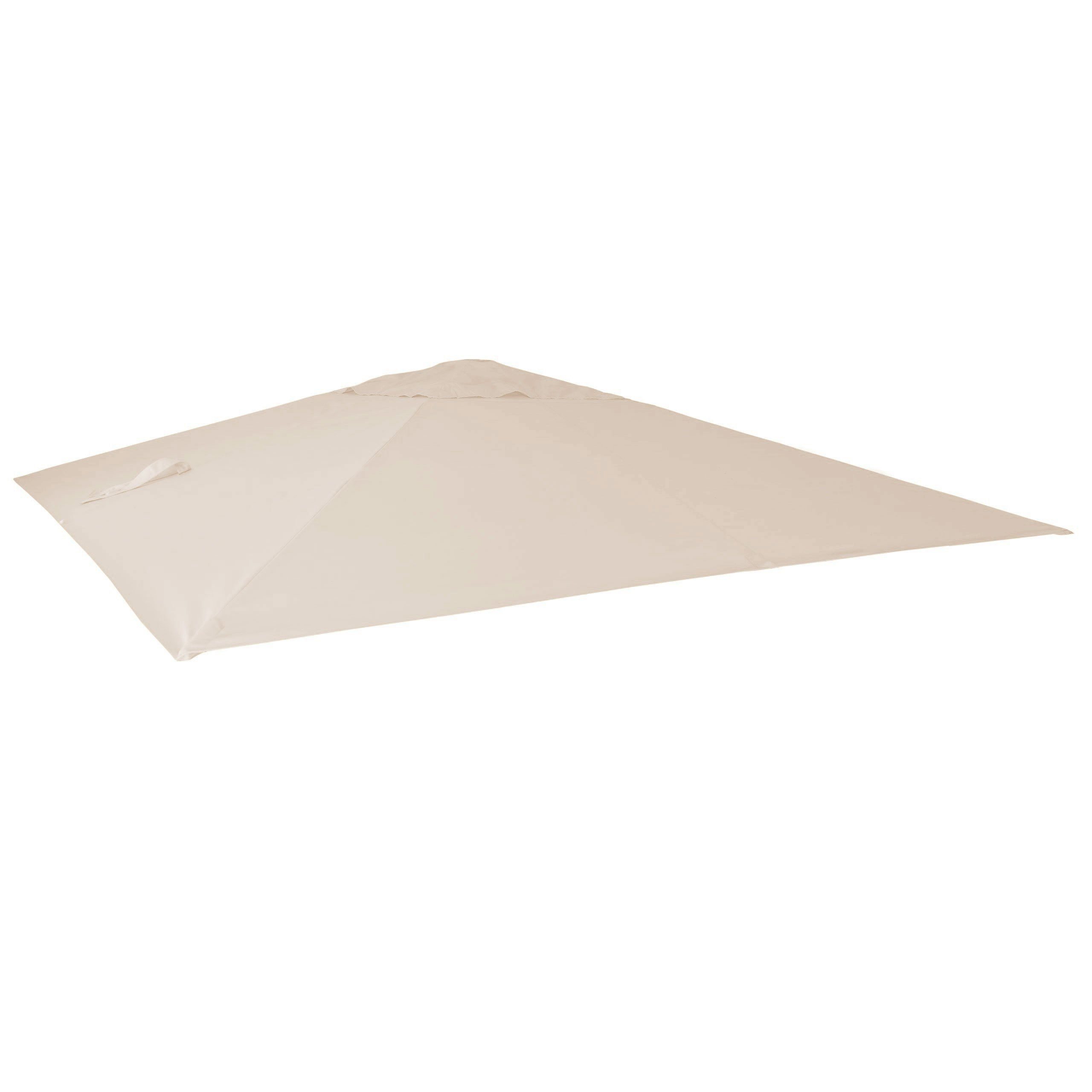 MCW Ampelschirmbespannung MCW-A96-E-A, 295x395 cm, Ø 500 cm, Mit Luftzirkulationshaube zur besseren Wärmeregulierung