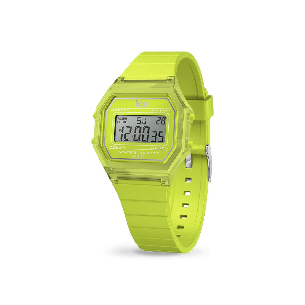 ice-watch Digitaluhr Ice-Watch Ice Digit Retro Green Lime (S) 022890, Ice-Watch Ice Digit Retro Green Lime (S)