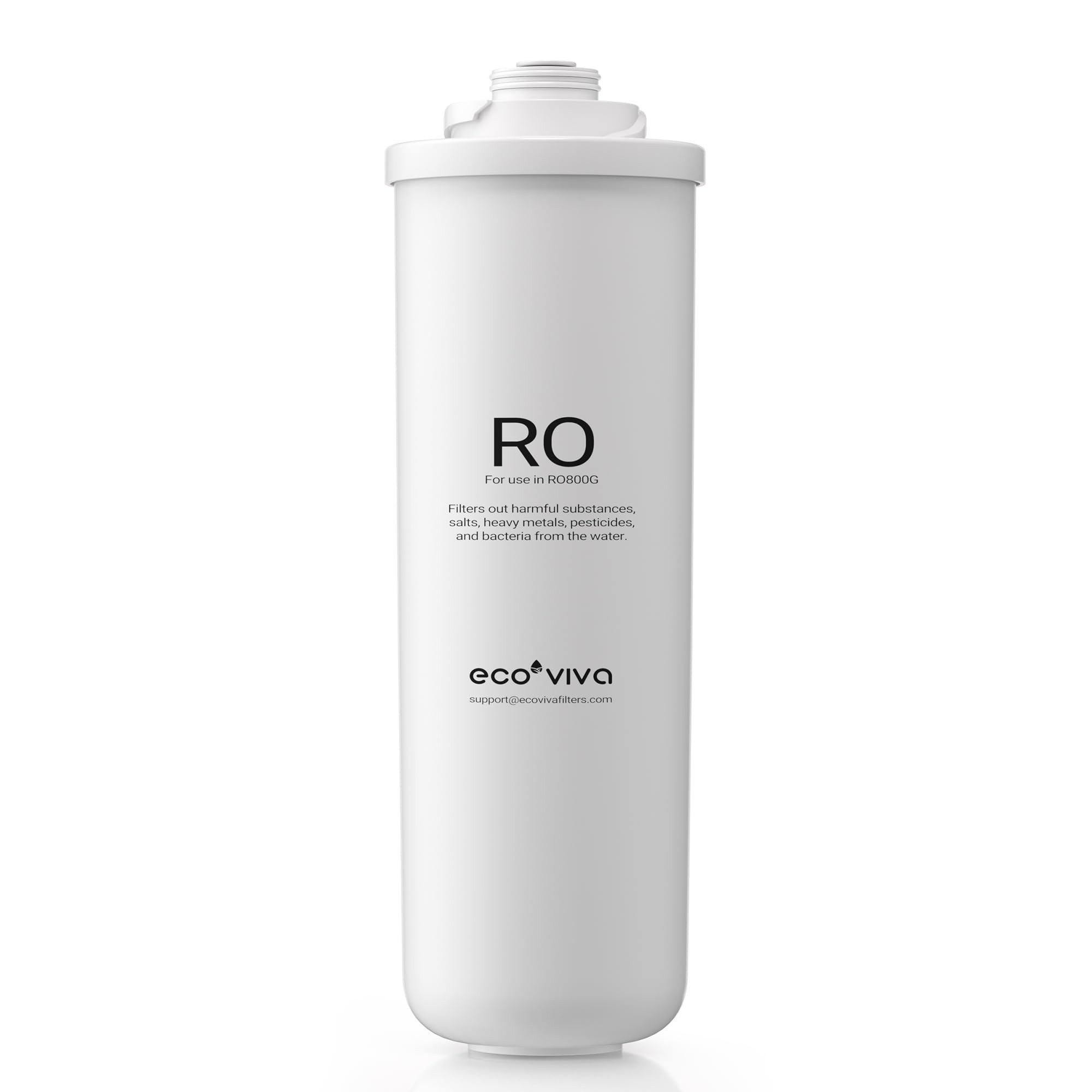 Ecoviva Wasserfilter Ersatz-RO-Filterkartusche, Zubehör für Umkehrosmoseanlage RO800G
