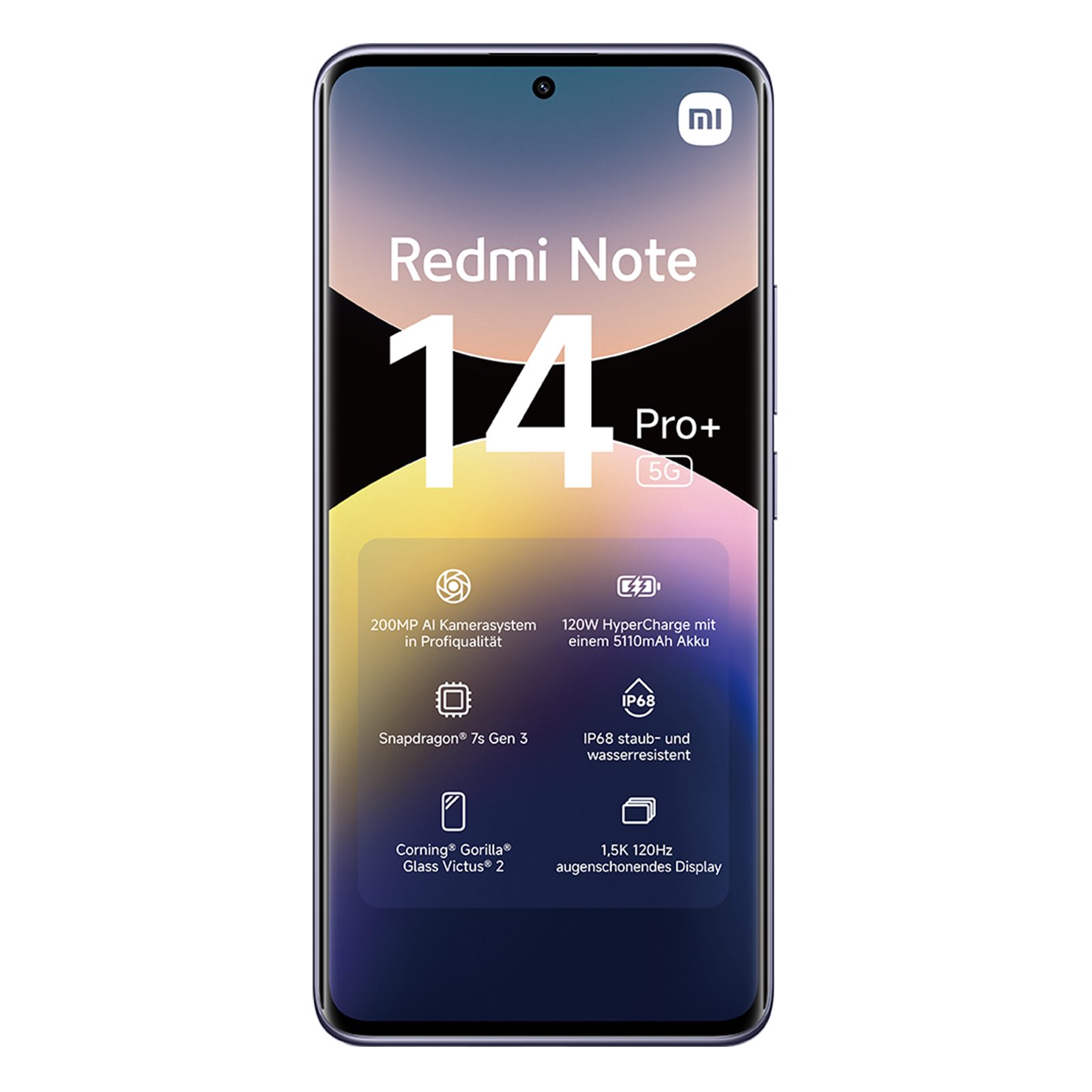 Xiaomi Redmi Note 14 Pro+ Extra Robustes Glas AMOLED Smartphone (256 GB Speicherplatz)