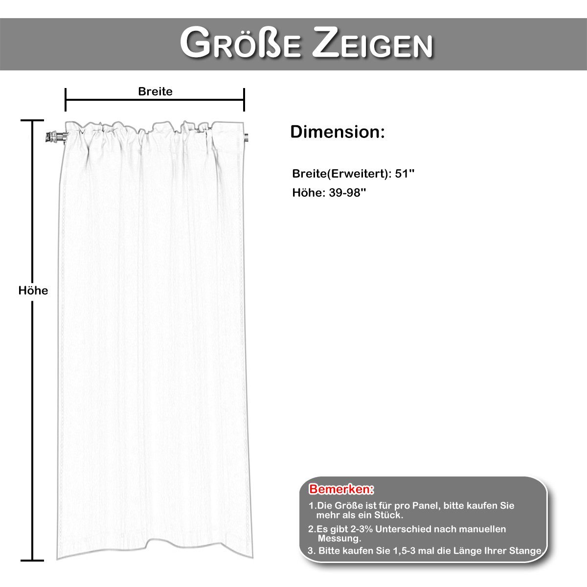 BTTO V&G Vorhang Vintage Vorhang Creme,Stangentasche günstig online kaufen