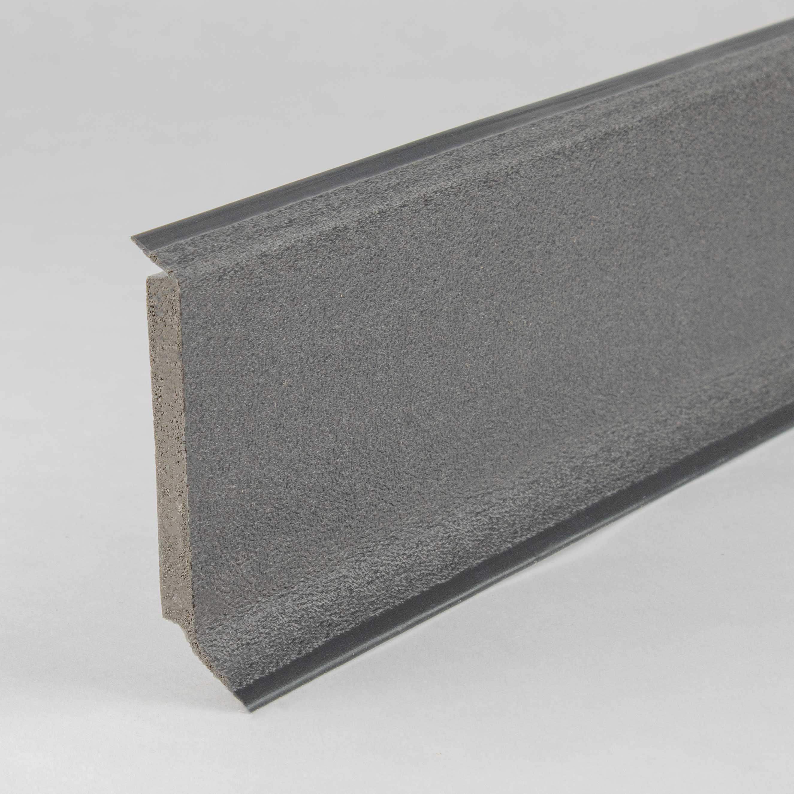PROVISTON Sockelleiste 12.8 x 60 x 2500 mm Fußleiste Kunststoff PVC Hartschaum by PROVISTON, L: 250 cm, Spar-Set, 25-St.