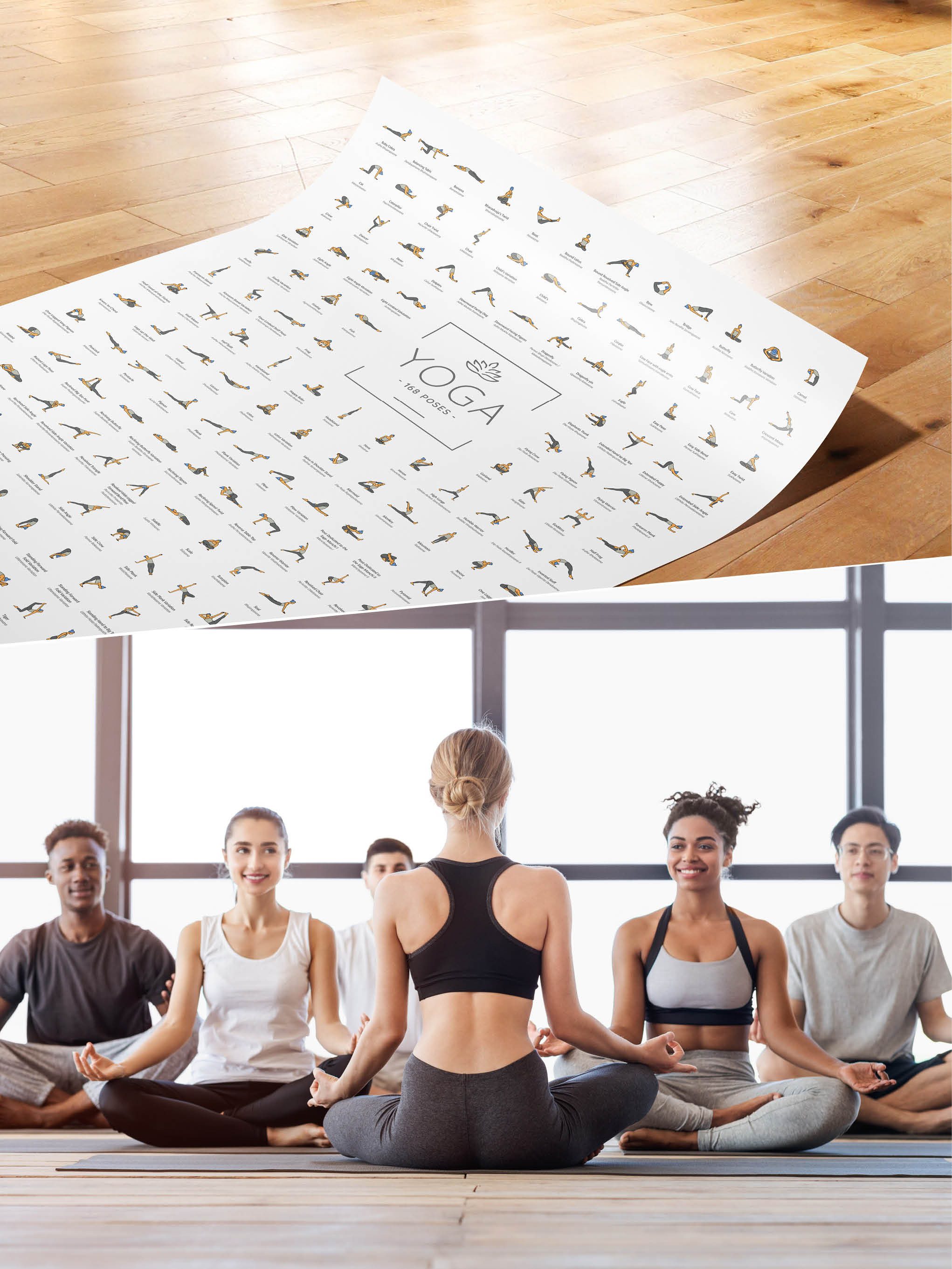 JUNOMI Poster Yoga 168 Posen günstig online kaufen