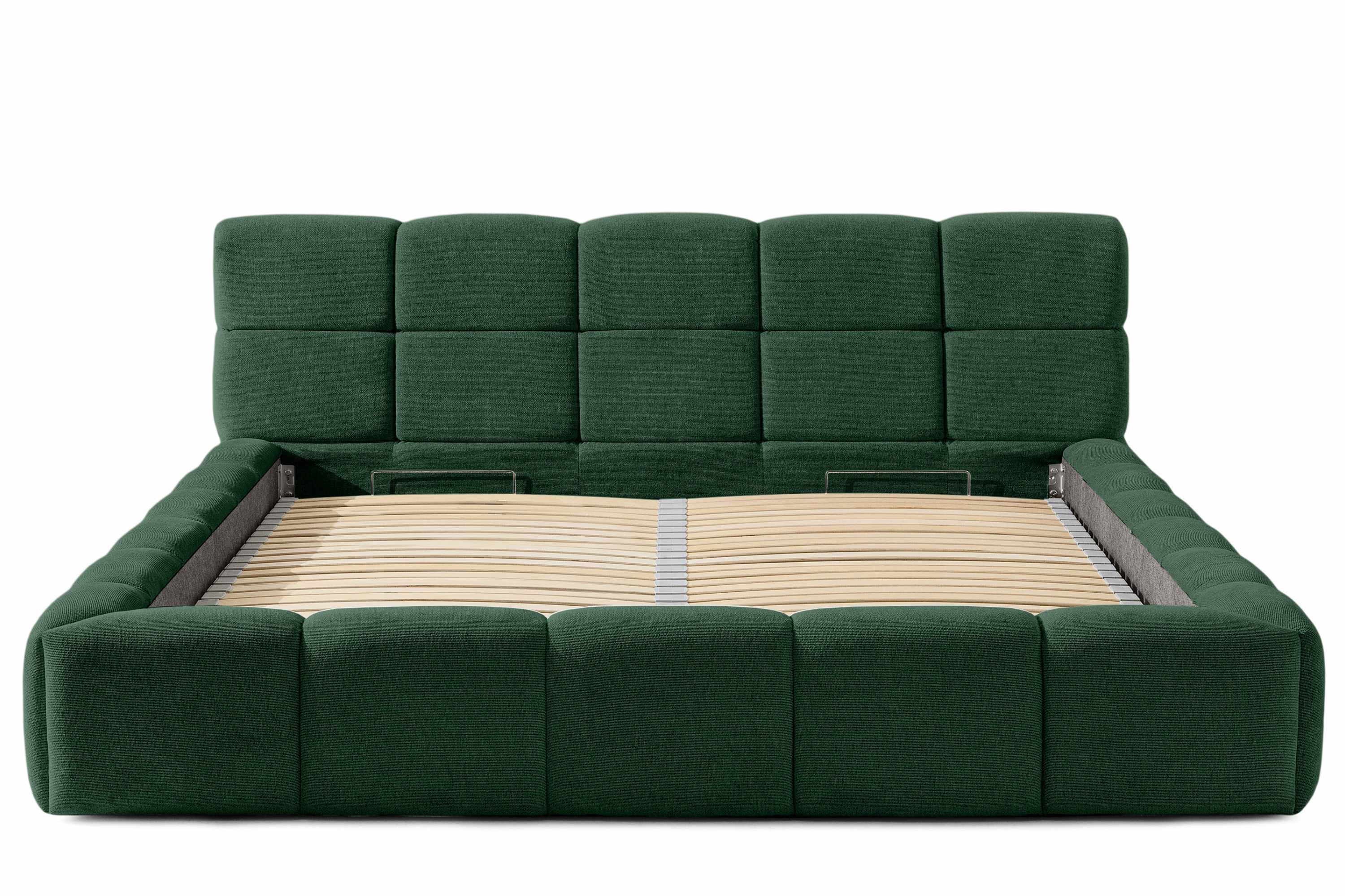 KONSIMO® Polsterbett Doppelbett AERI mit Stauraum, ohne Matratze, hergestel günstig online kaufen