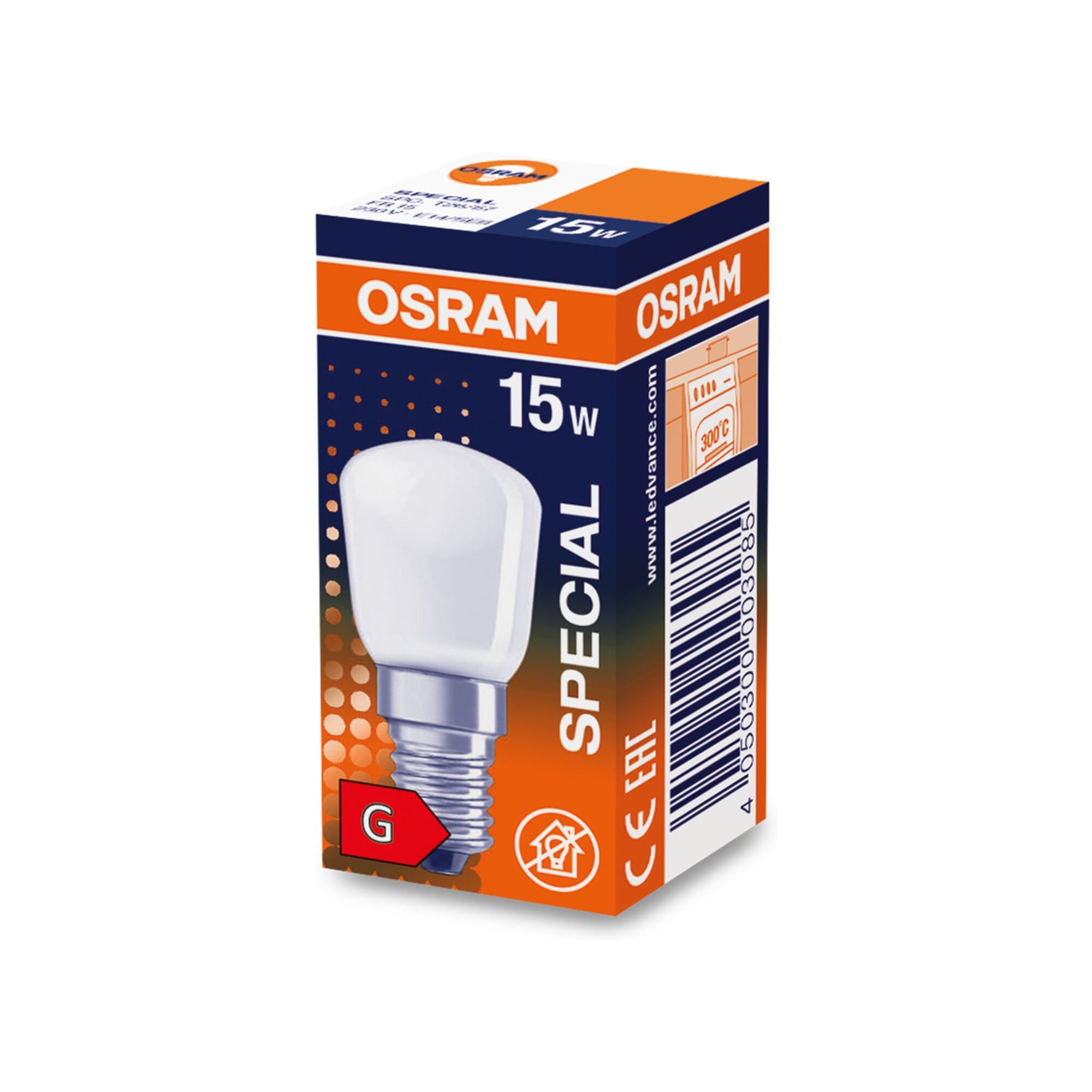 Osram SUP-Leuchte OSRAM LAMPE Special-Lampe 15W 230V E14 Birne SPC T26/57 FR15